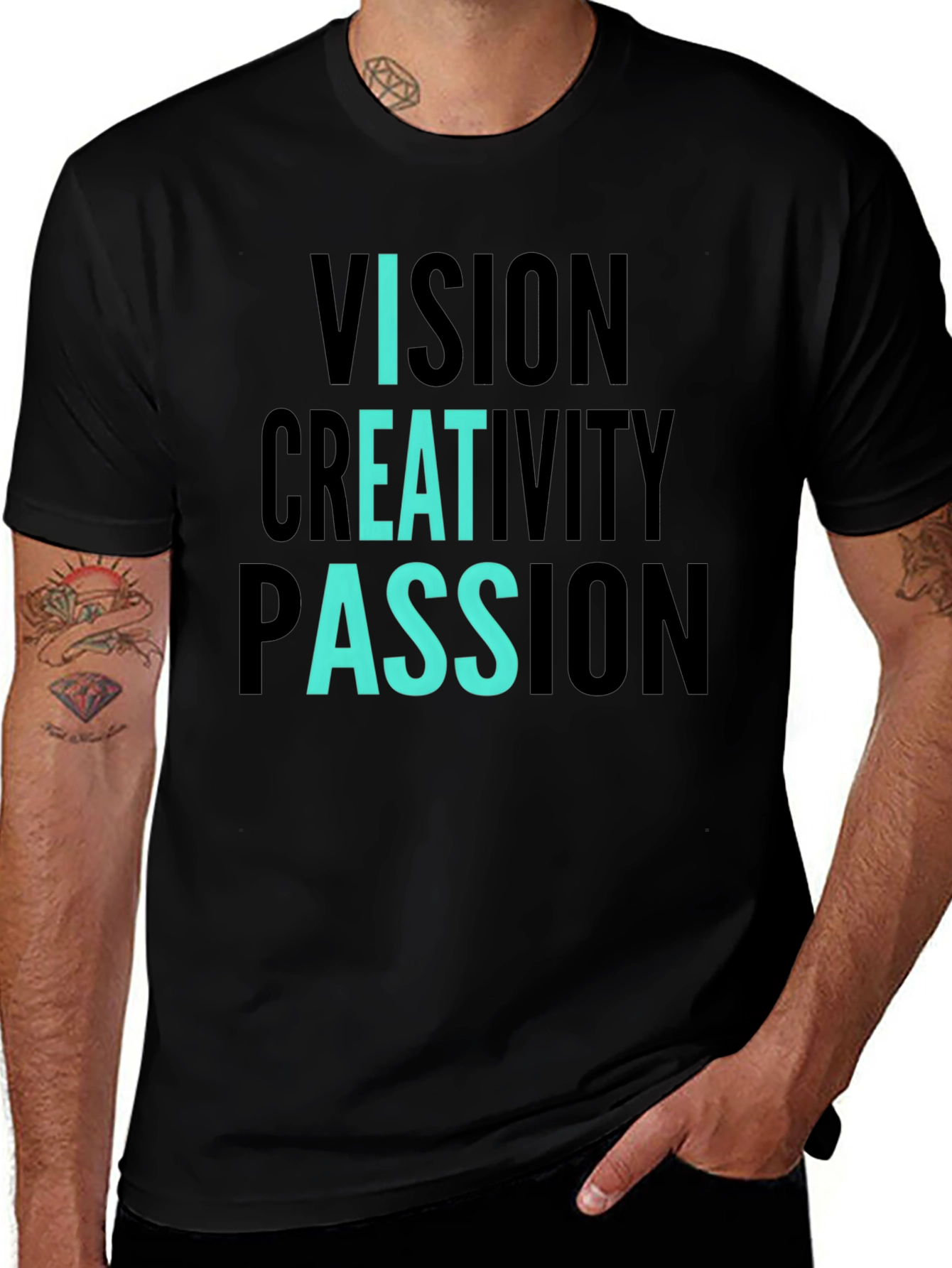 Variant 26 of Vision Creativity Passion Graphic Tee