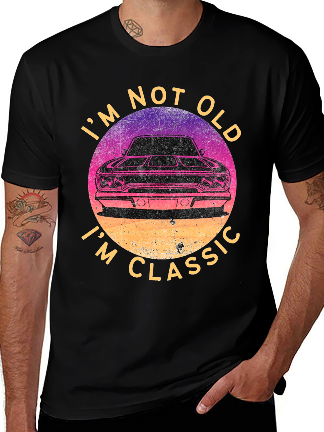 Retro Car T-Shirt: I'm Not Old, I'm Classic Tee