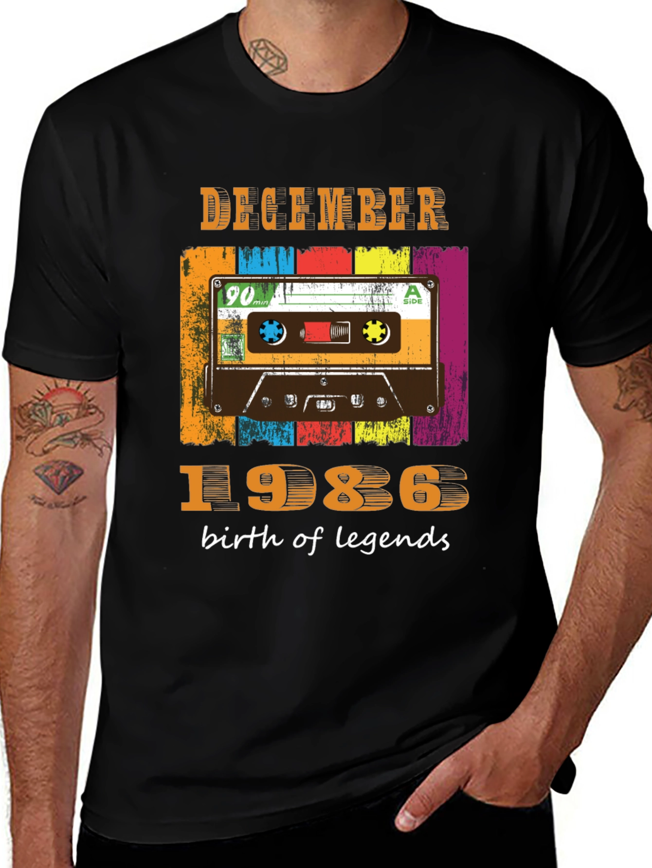 Variant 14 of December 1986 Cassette Tape T-Shirt
