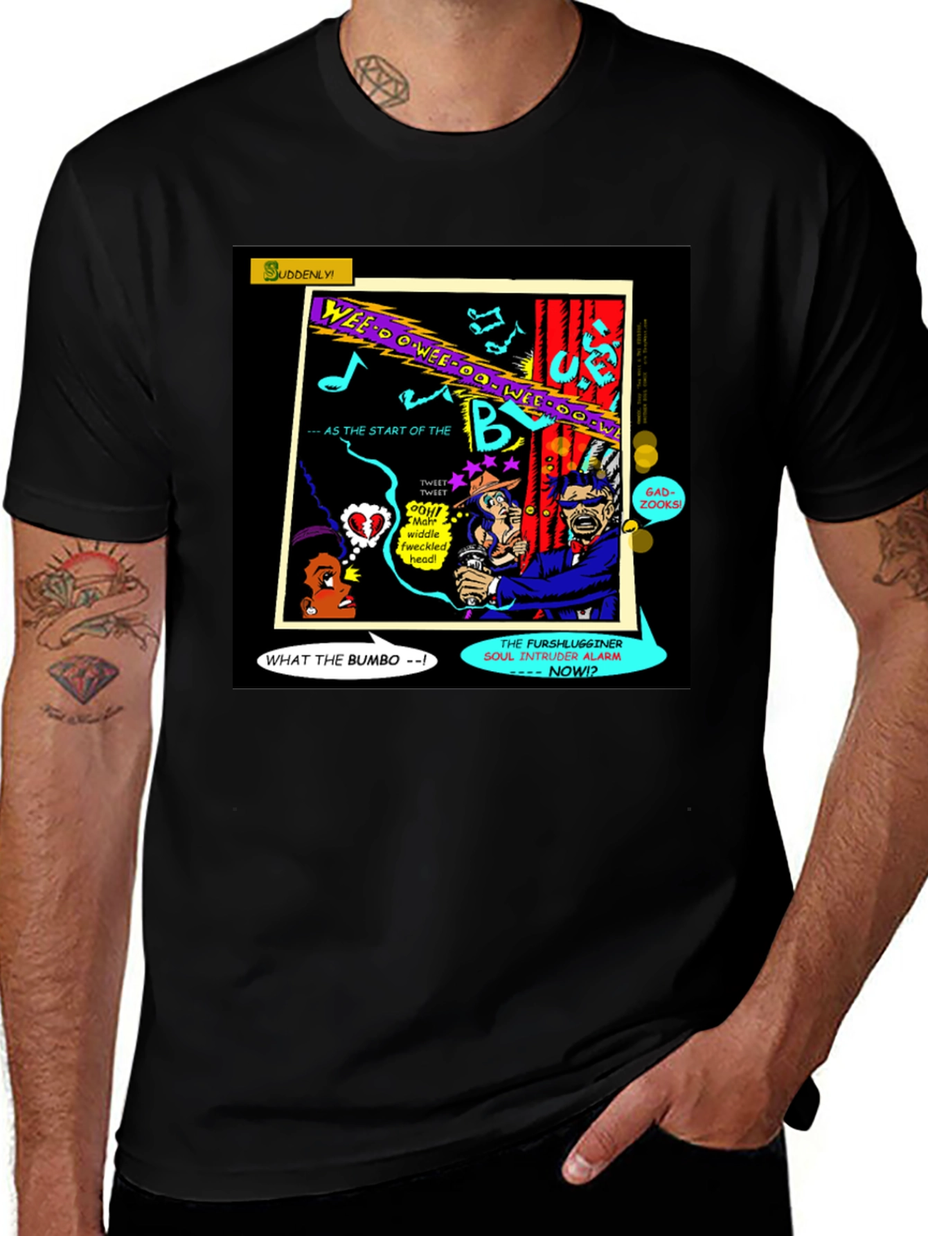 Variant 11 of Comic Book T-Shirt: Retro Graphic Novel Style