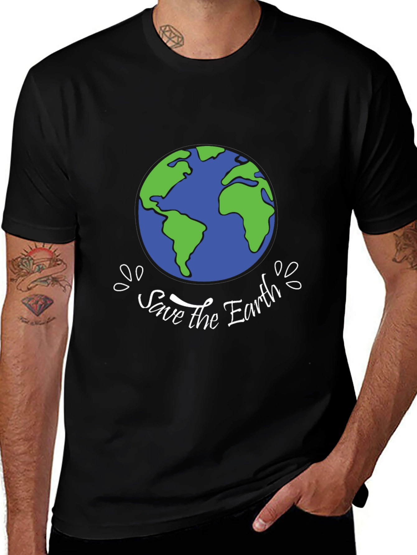 Variant 4 of Save the Earth Graphic Tee