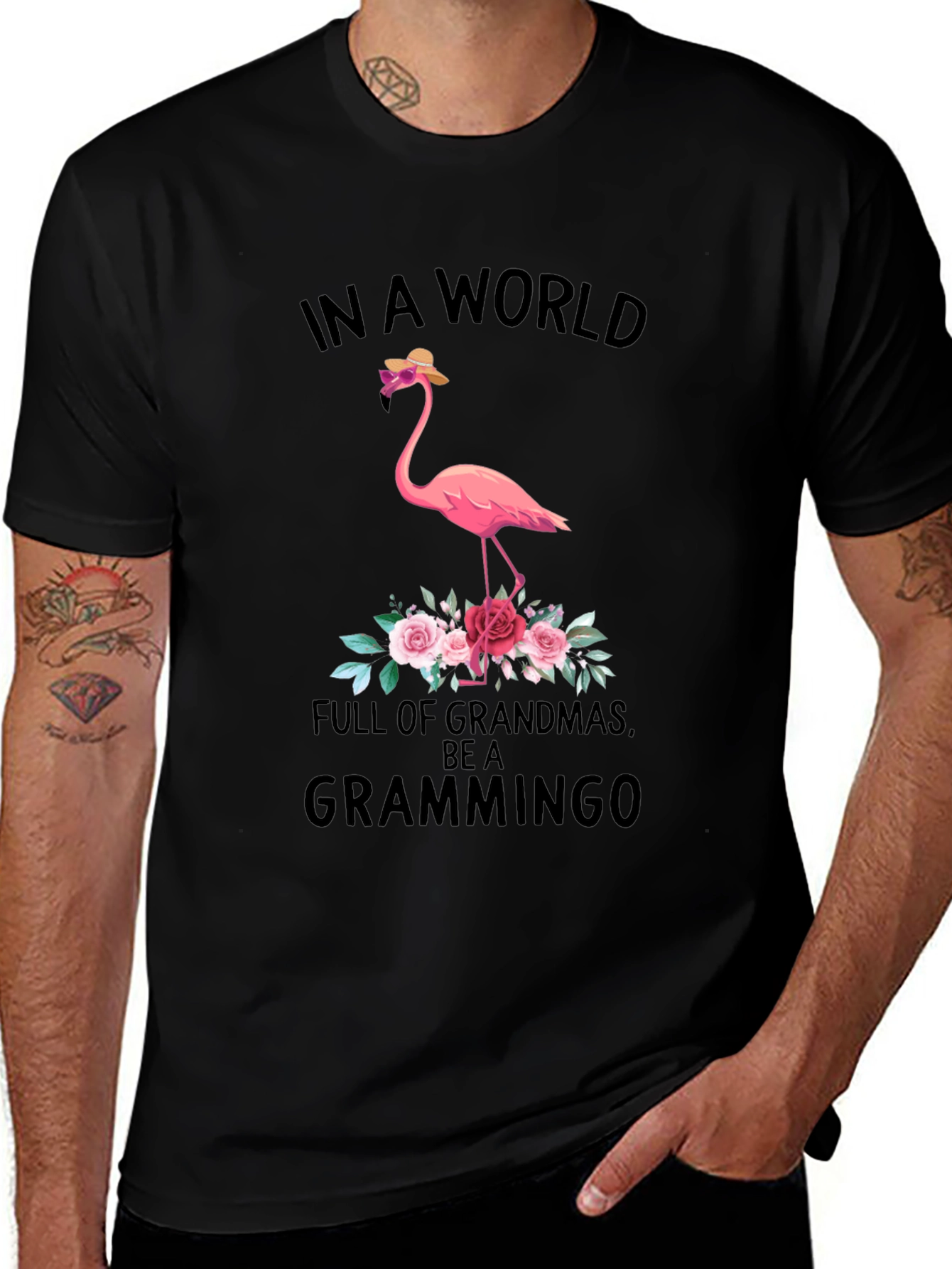 Grammingo T-Shirt - Flamingo Grandma Tee