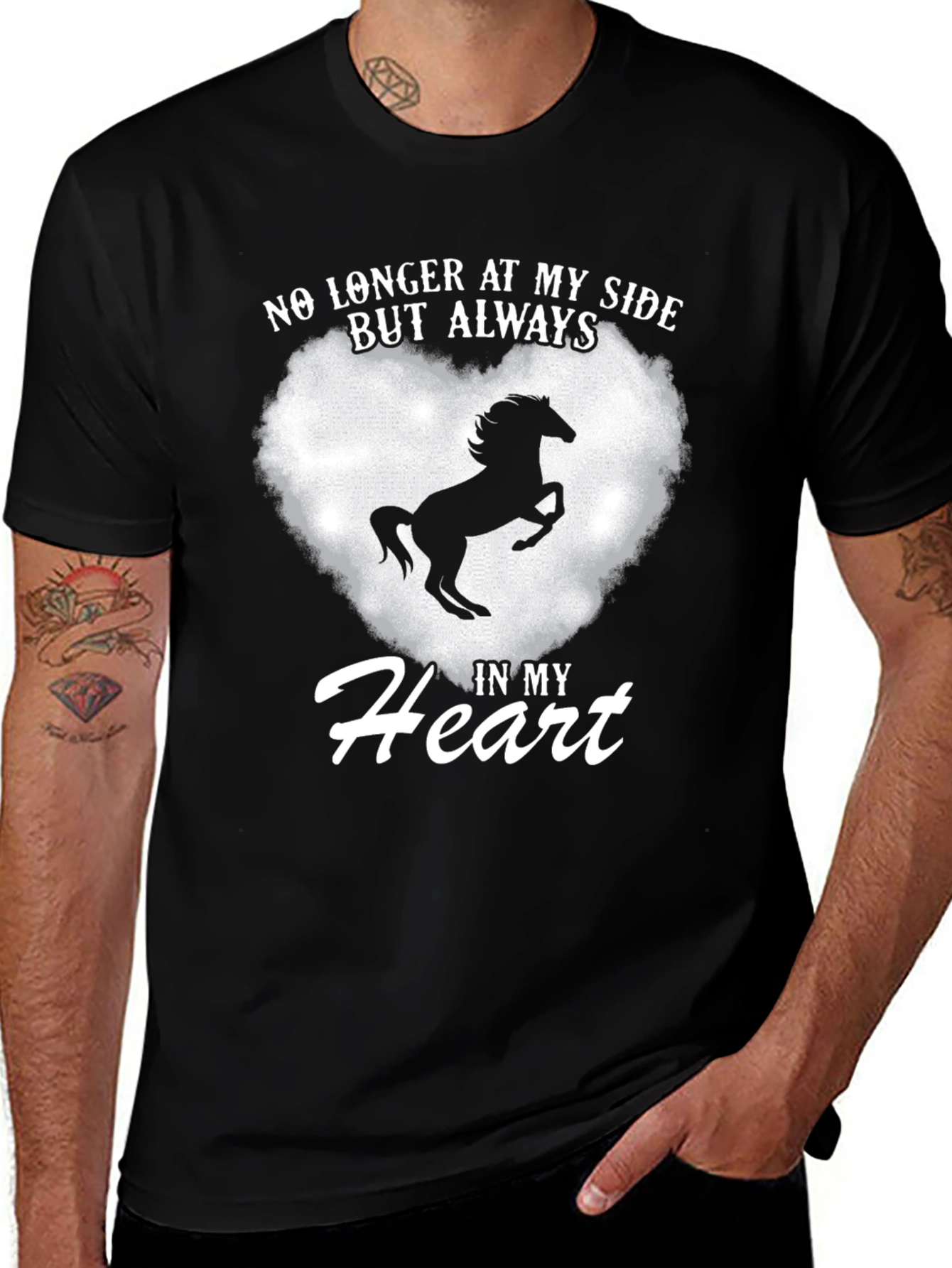 Variant 22 of Horse Memorial T-Shirt - Always in My Heart