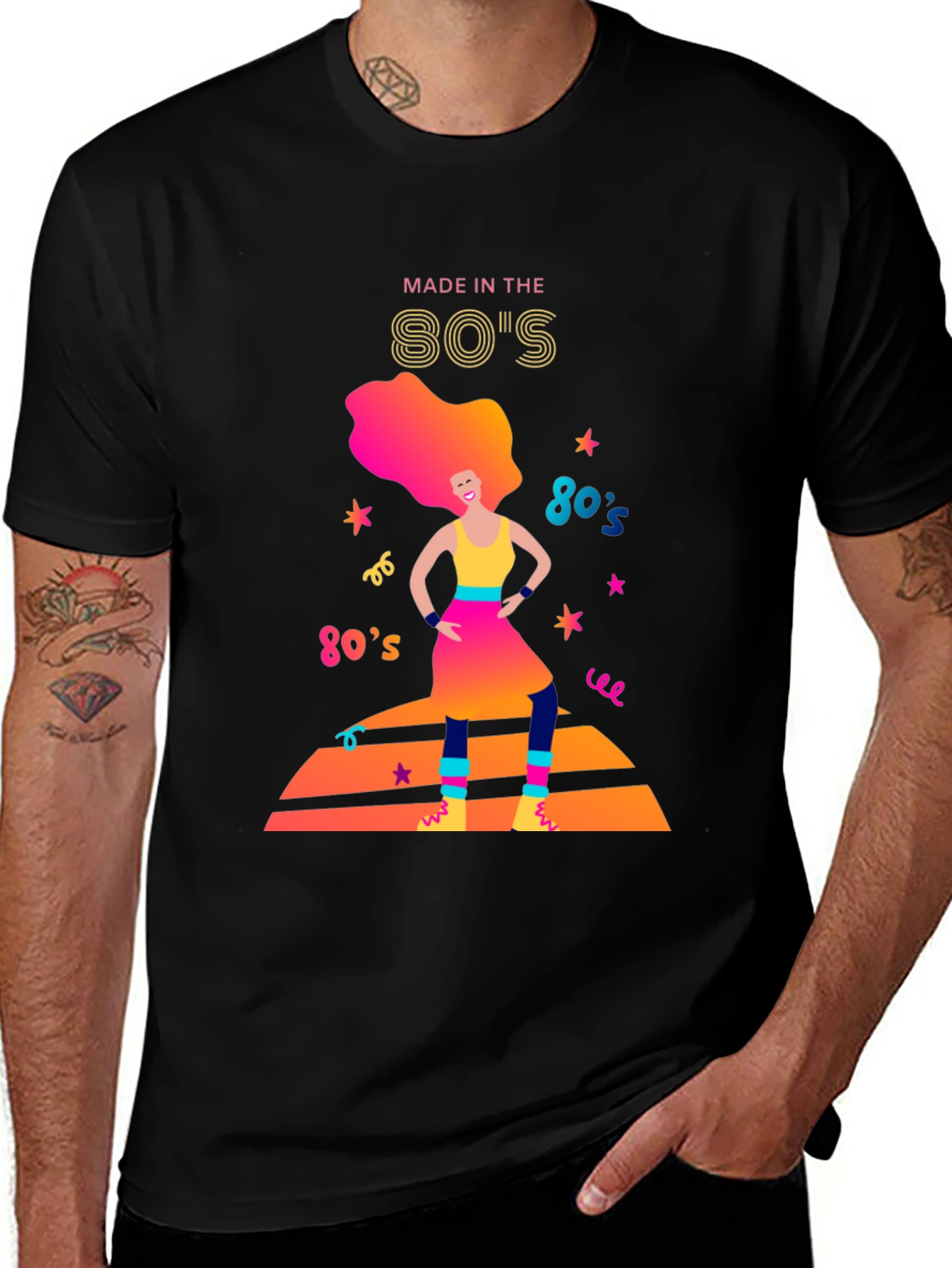 Variant 22 of Retro '80s Graphic Tee - Totally Awesome!