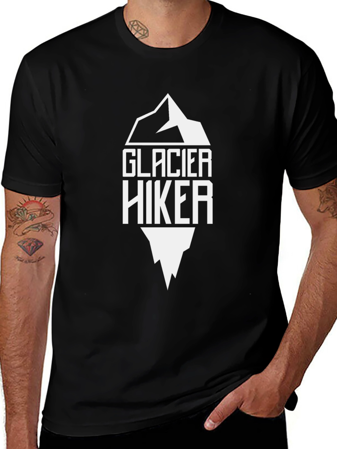 Variant 17 of Glacier Hiker Graphic Tee - Adventure Ready