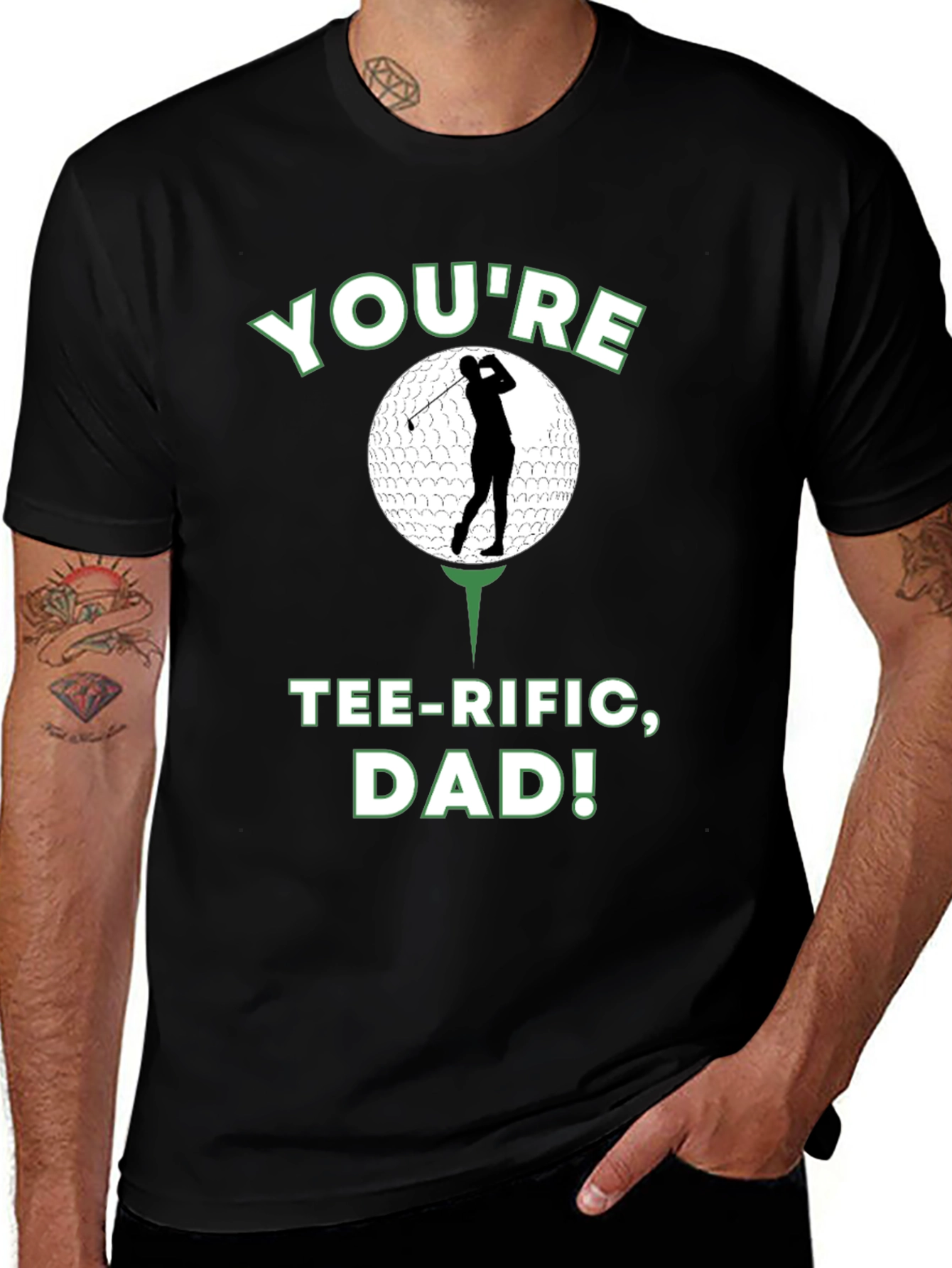 Variant 26 of You're Tee-rific Dad Golf T-Shirt