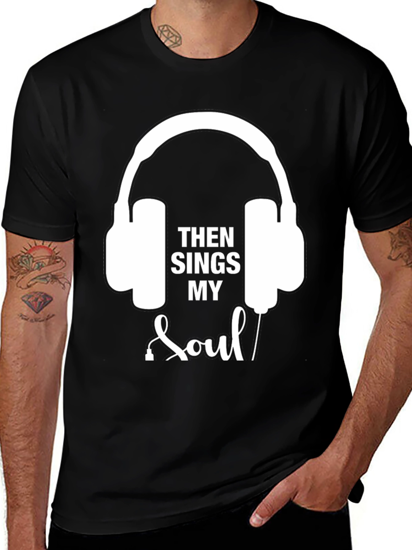 Variant 29 of Then Sings My Soul Graphic Tee - Music Lover Shirt