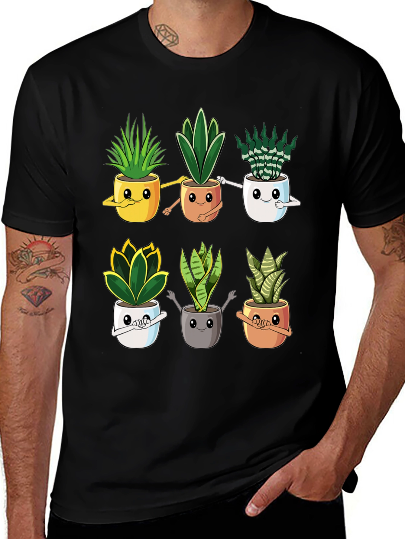 Variant 18 of Cute Succulent Plant T-Shirt