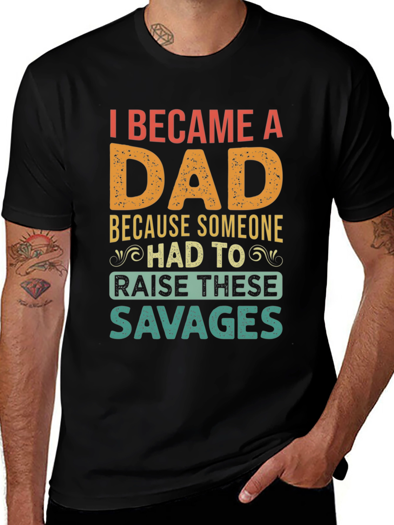 Variant 3 of I Became A Dad T-Shirt - Funny Father's Day Tee