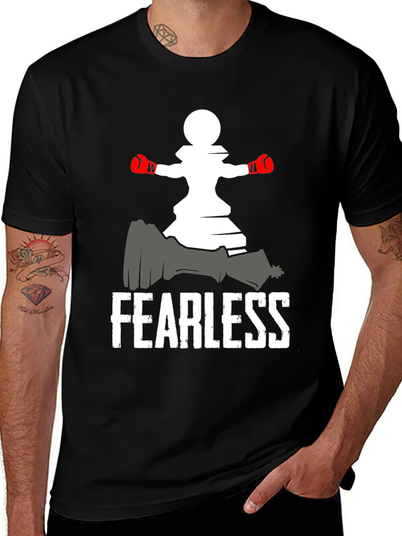 Variant 23 of Fearless Chess Boxing T-Shirt