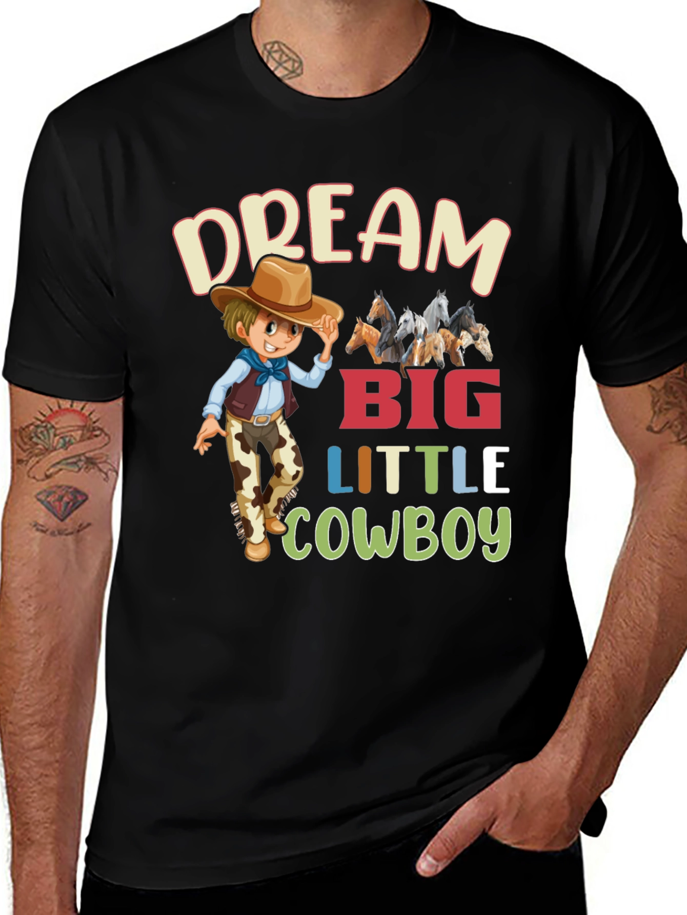 Variant 16 of Dream Big Little Cowboy T-Shirt