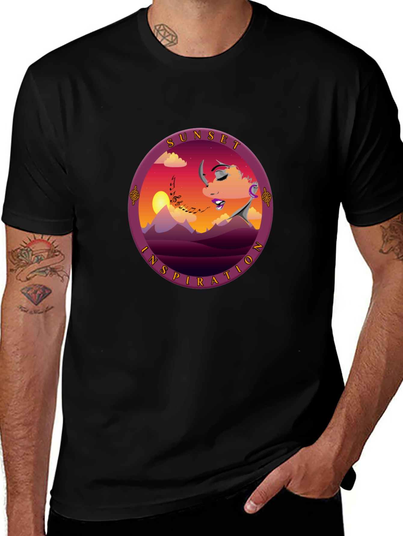 Variant 22 of Sunset Inspiration Graphic Tee