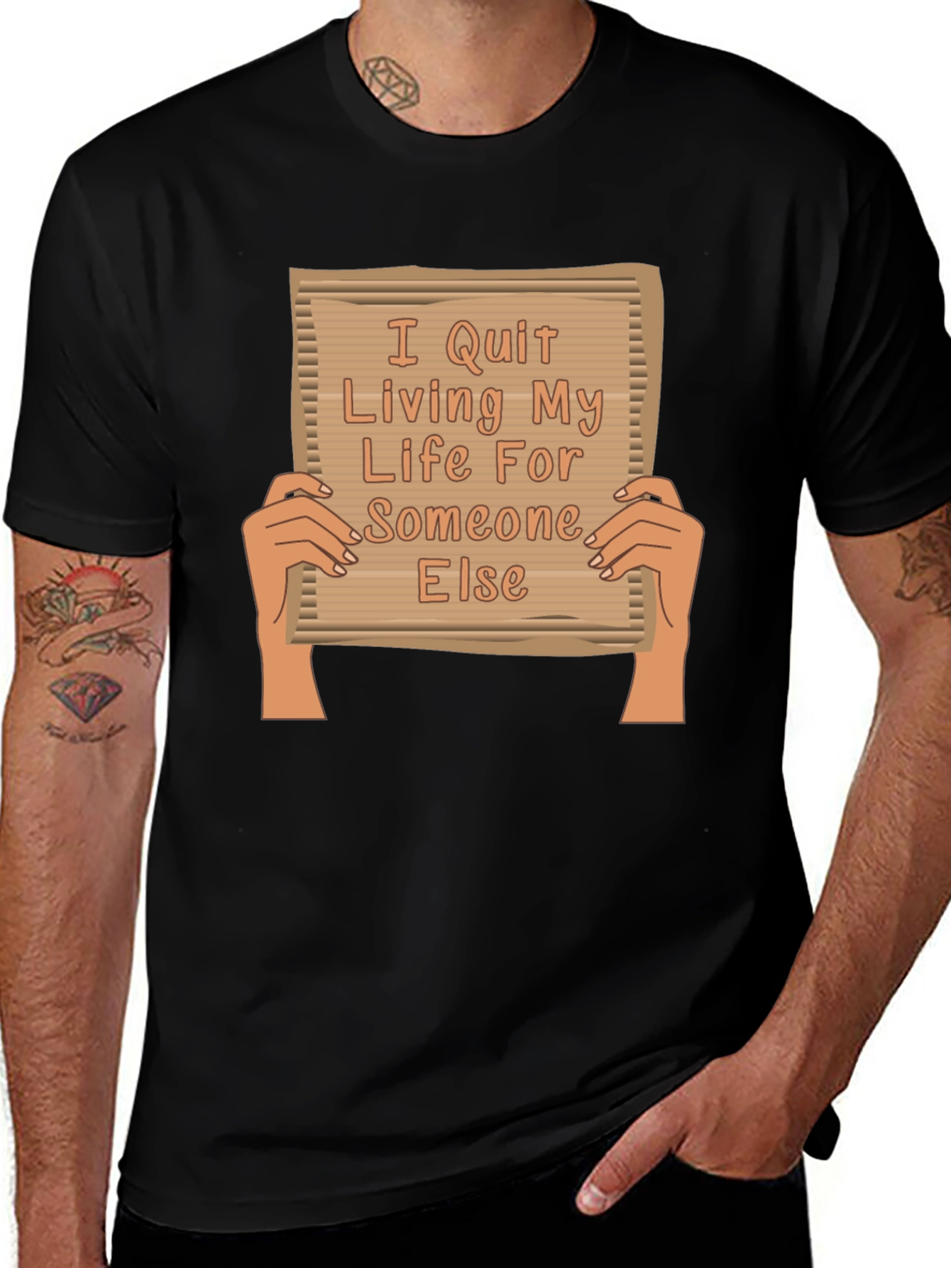Variant 27 of I Quit Living For Someone Else Graphic Tee