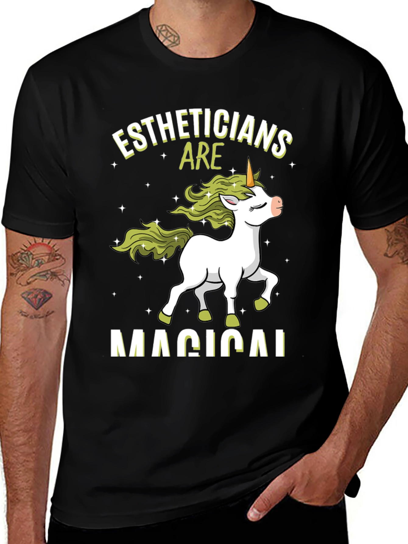 Variant 3 of Estheticians are Magical Unicorn T-Shirt