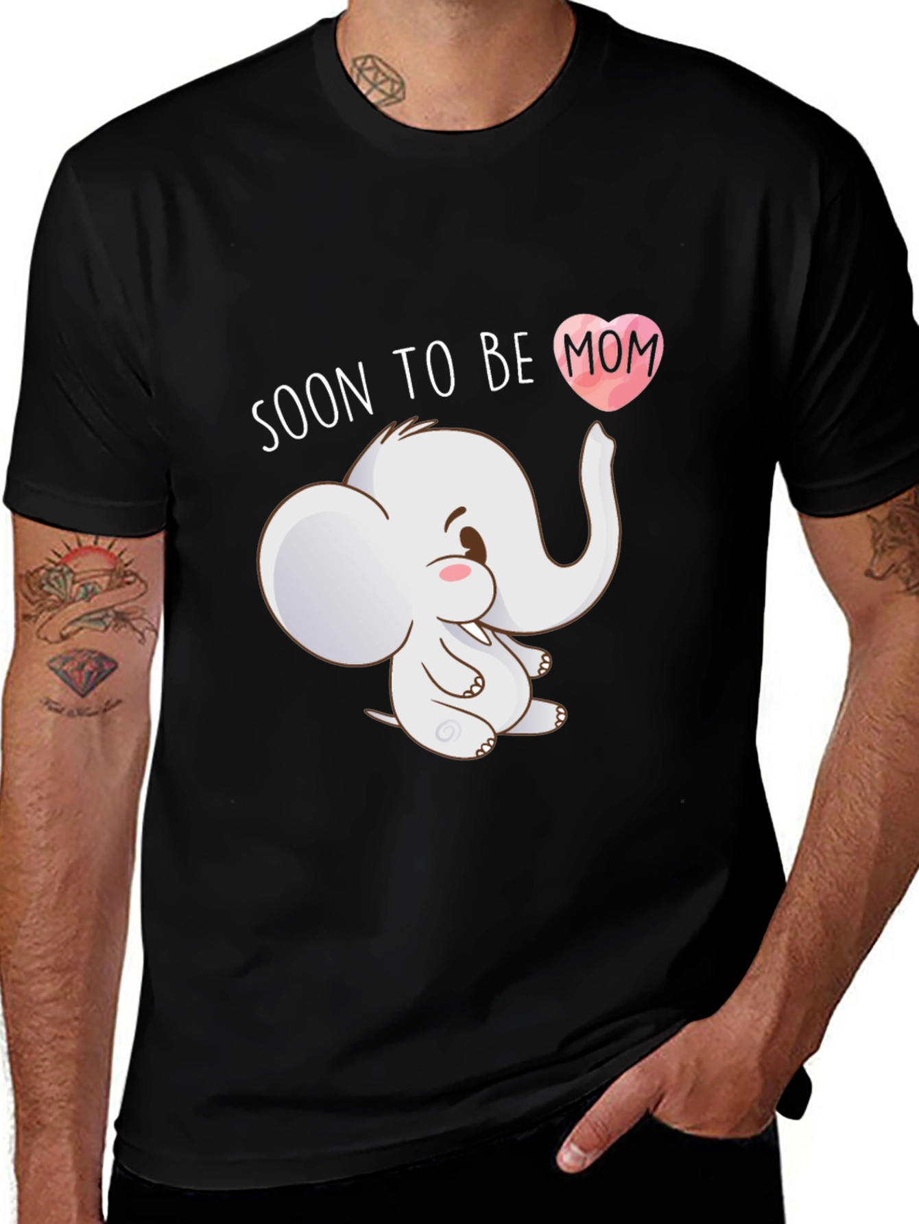 Variant 12 of Soon to Be Mom Elephant T-Shirt