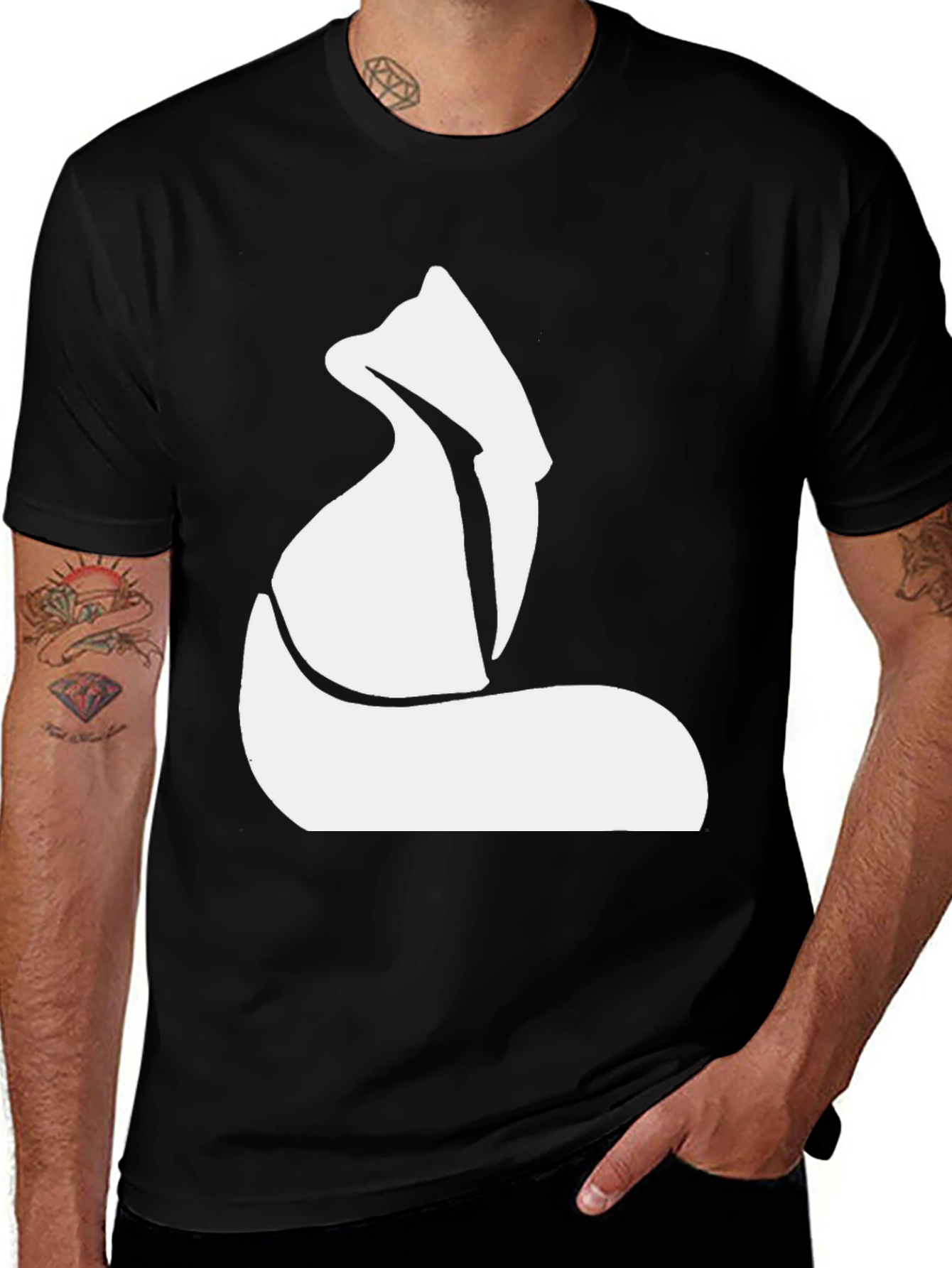 Variant 24 of Fox Silhouette T-Shirt - Stylish & Unique Tee