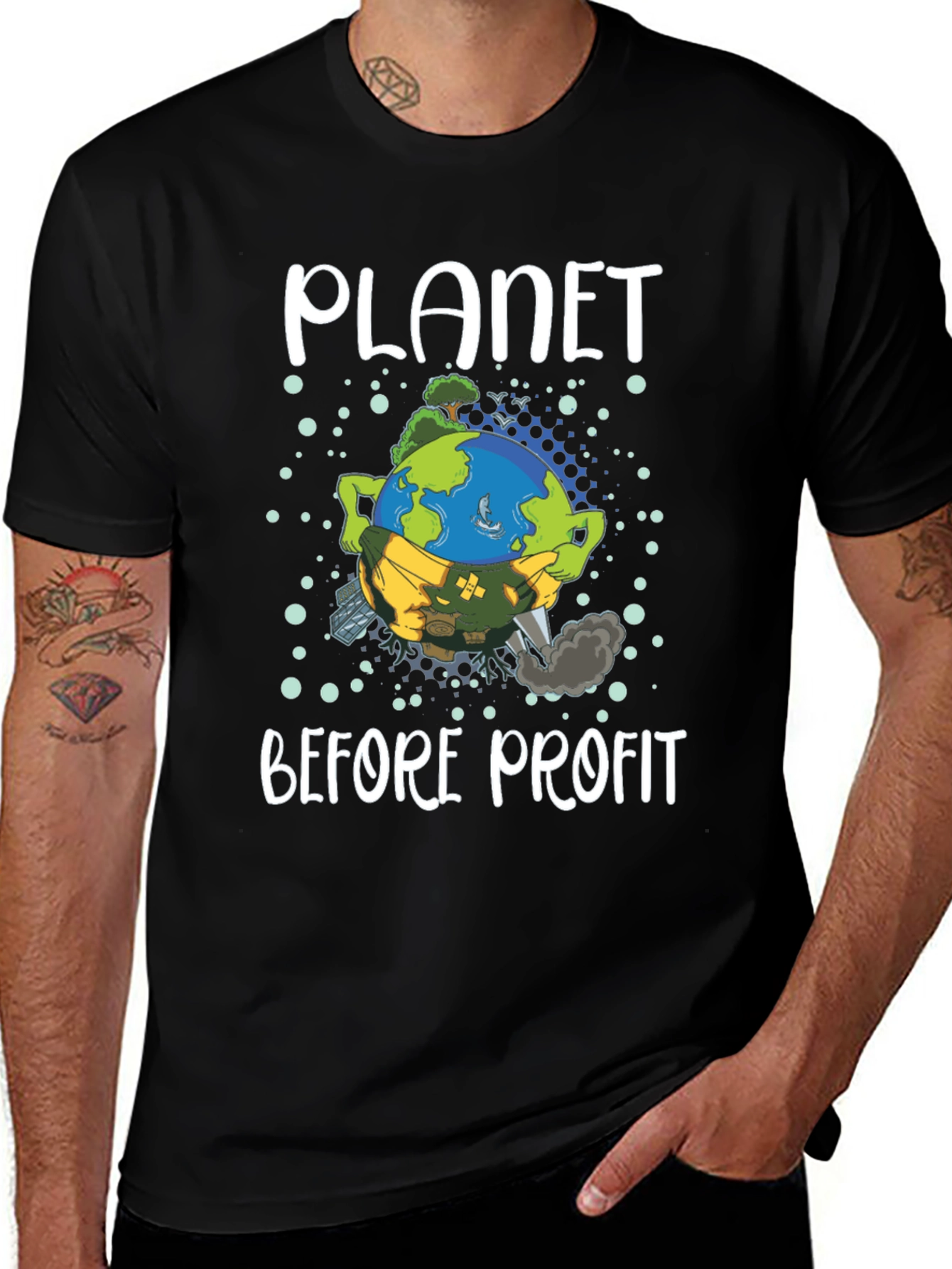 Variant 20 of Planet Before Profit Graphic T-Shirt