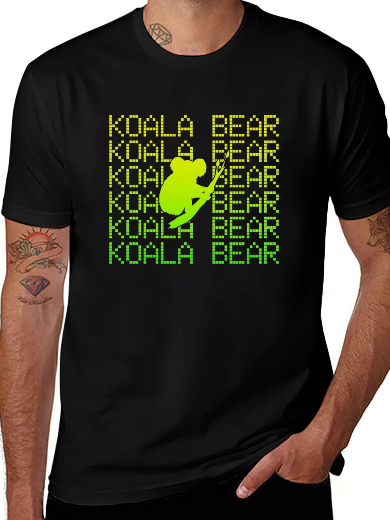Koala Bear Pixel Art T-Shirt