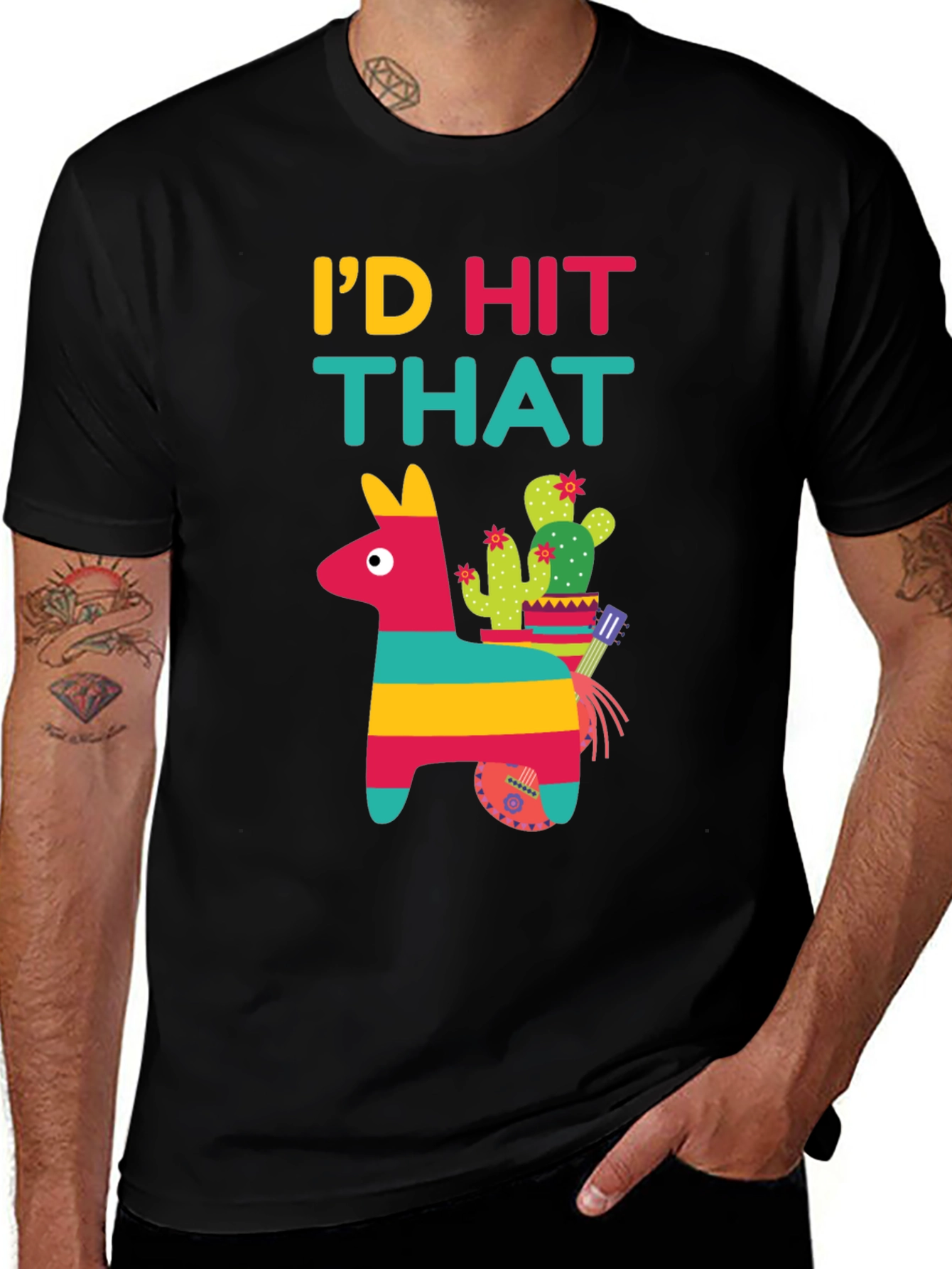 Variant 7 of I'd Hit That Piñata T-Shirt