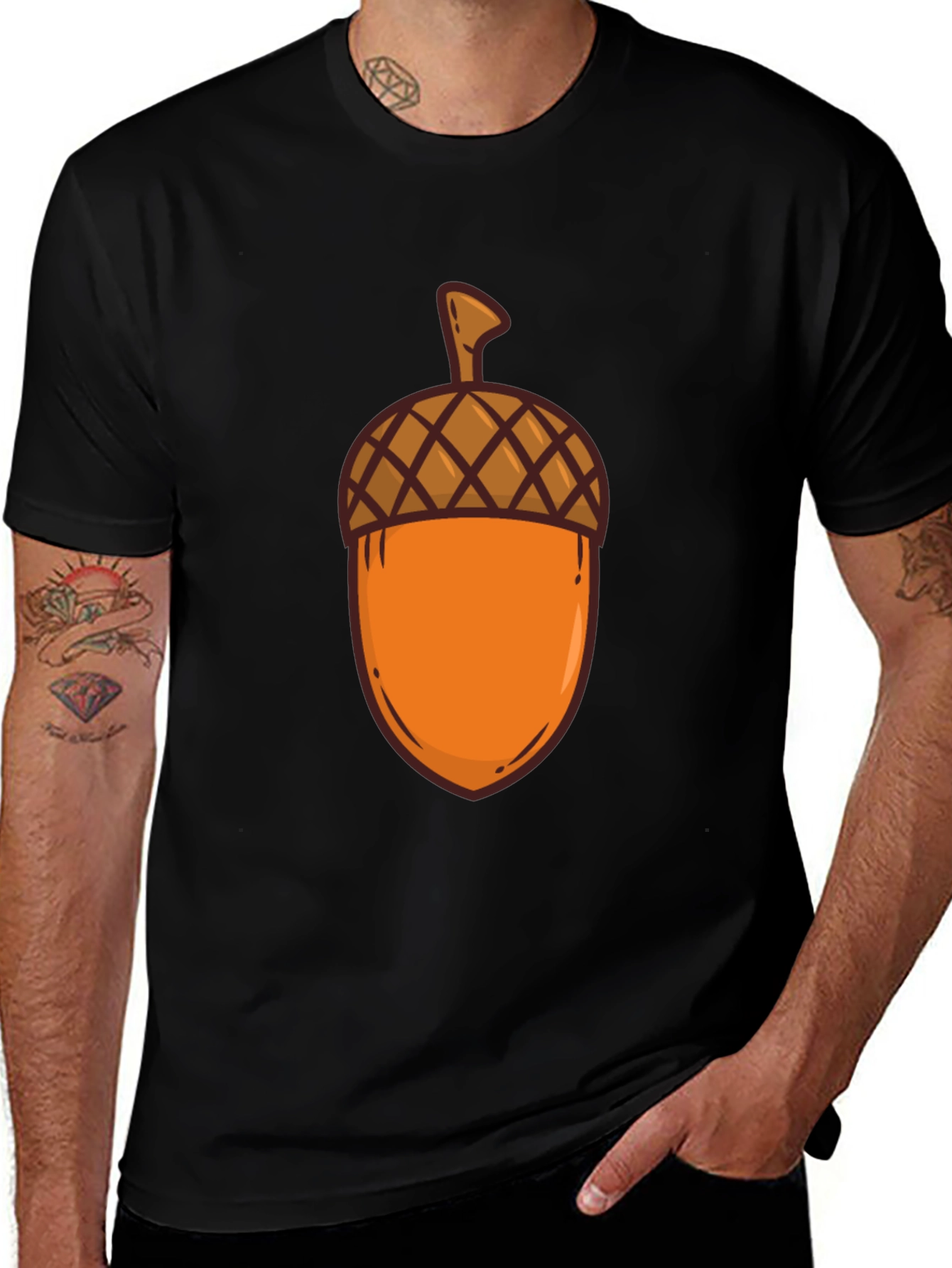 Variant 18 of Acorn Graphic Tee - Fall Inspired T-Shirt