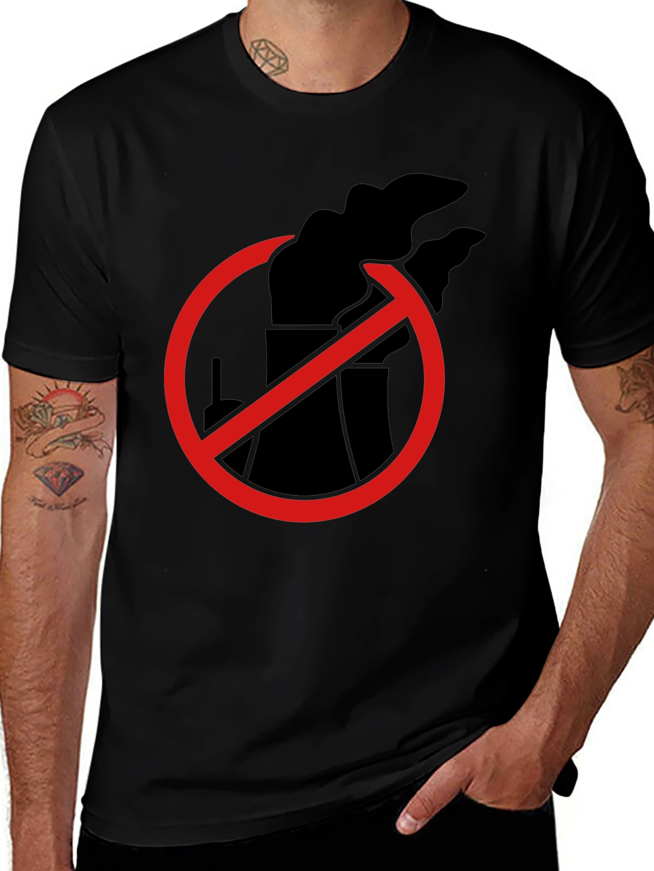 Anti Nuclear Power Plant T-Shirt