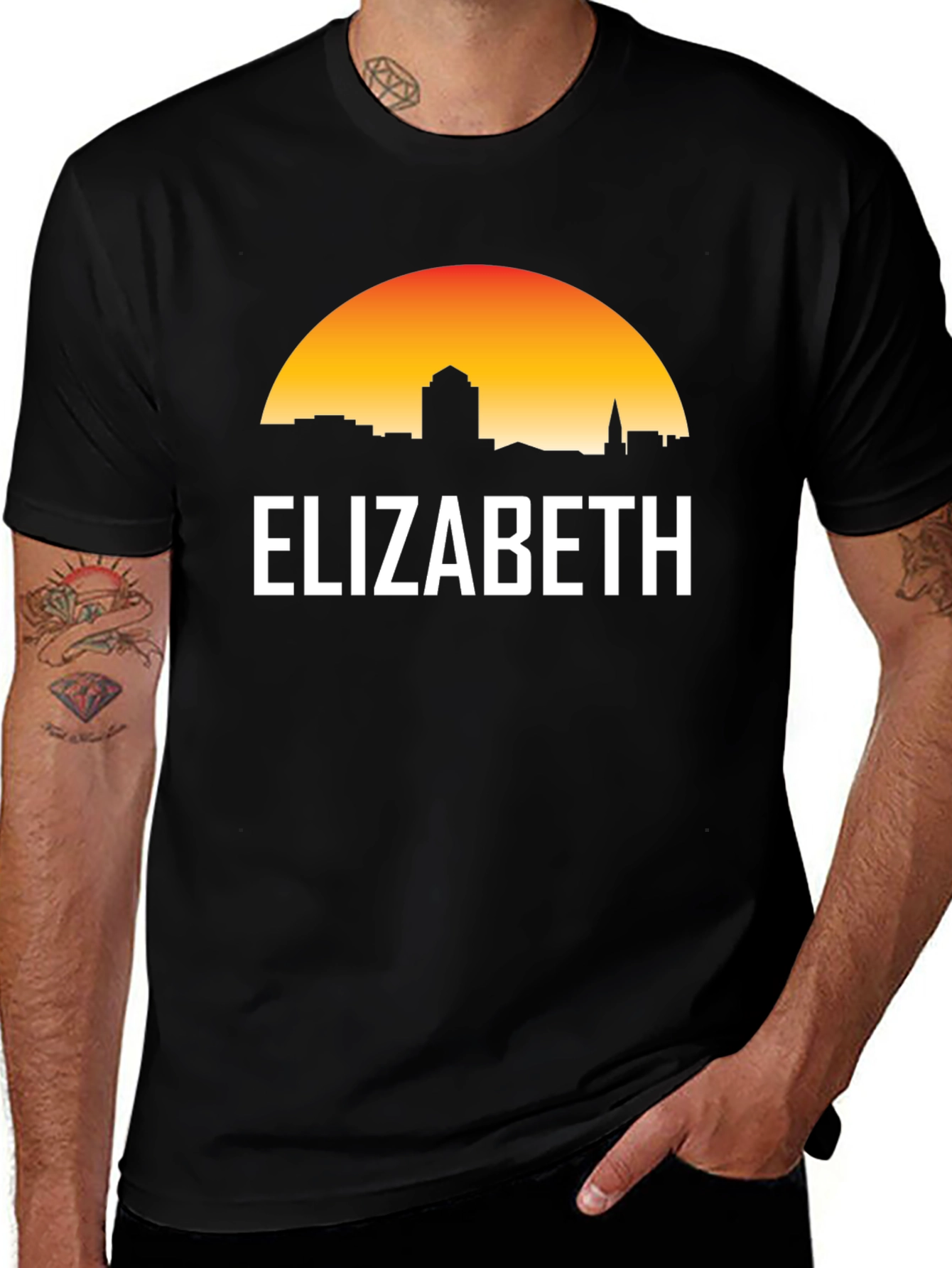 Variant 8 of Elizabeth Cityscape T-Shirt