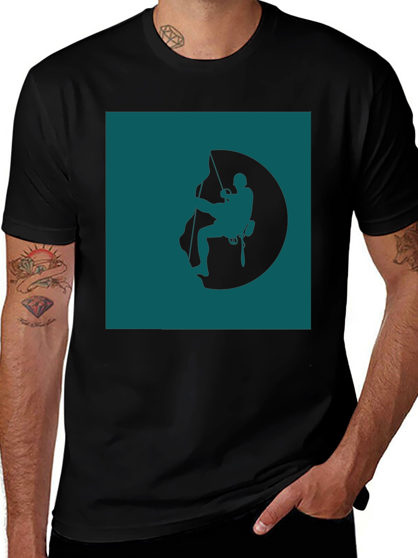 Variant 25 of Rock Climbing Graphic Tee - Adventure Ready
