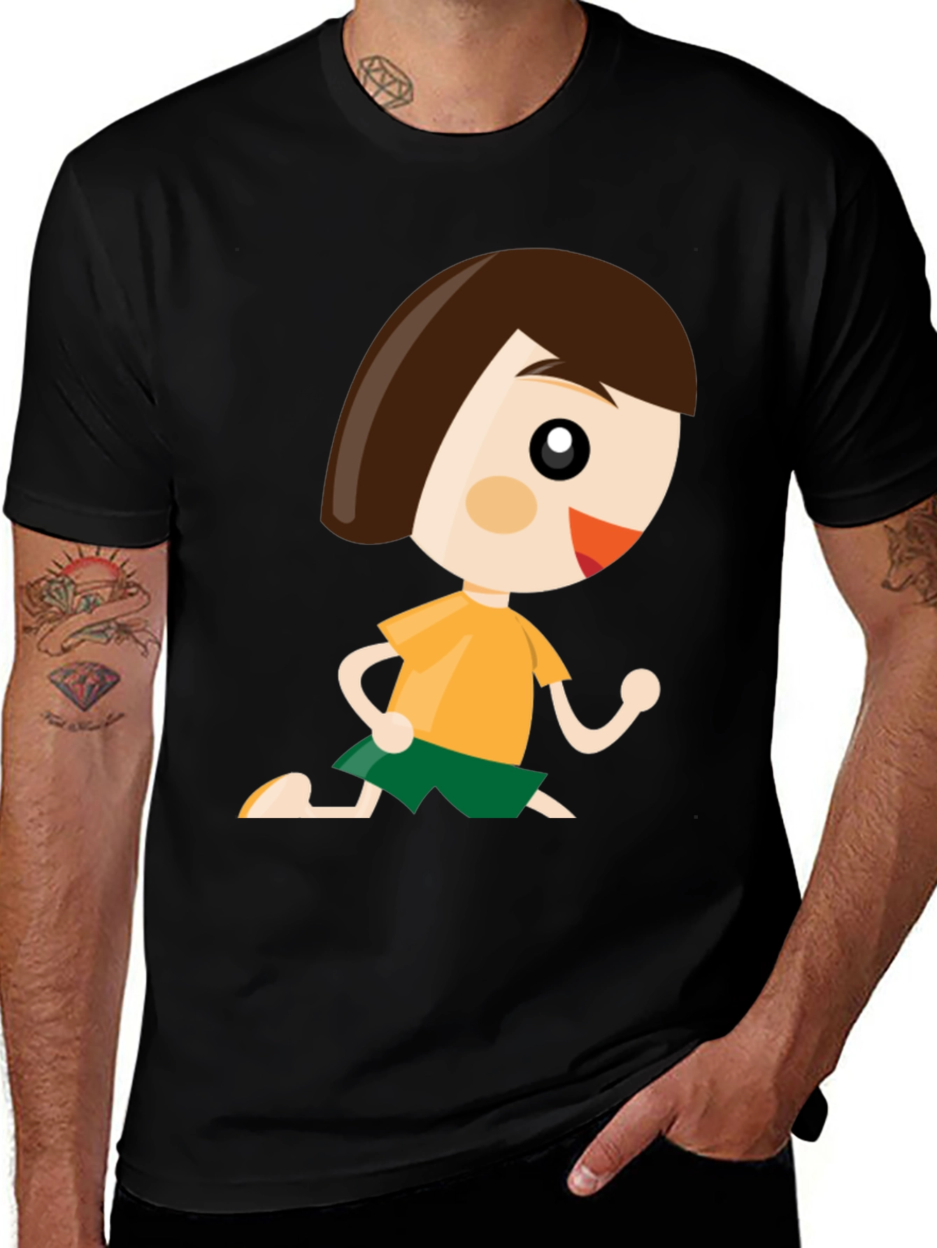 Variant 27 of Cartoon Boy Graphic Tee - Fun Casual Wear