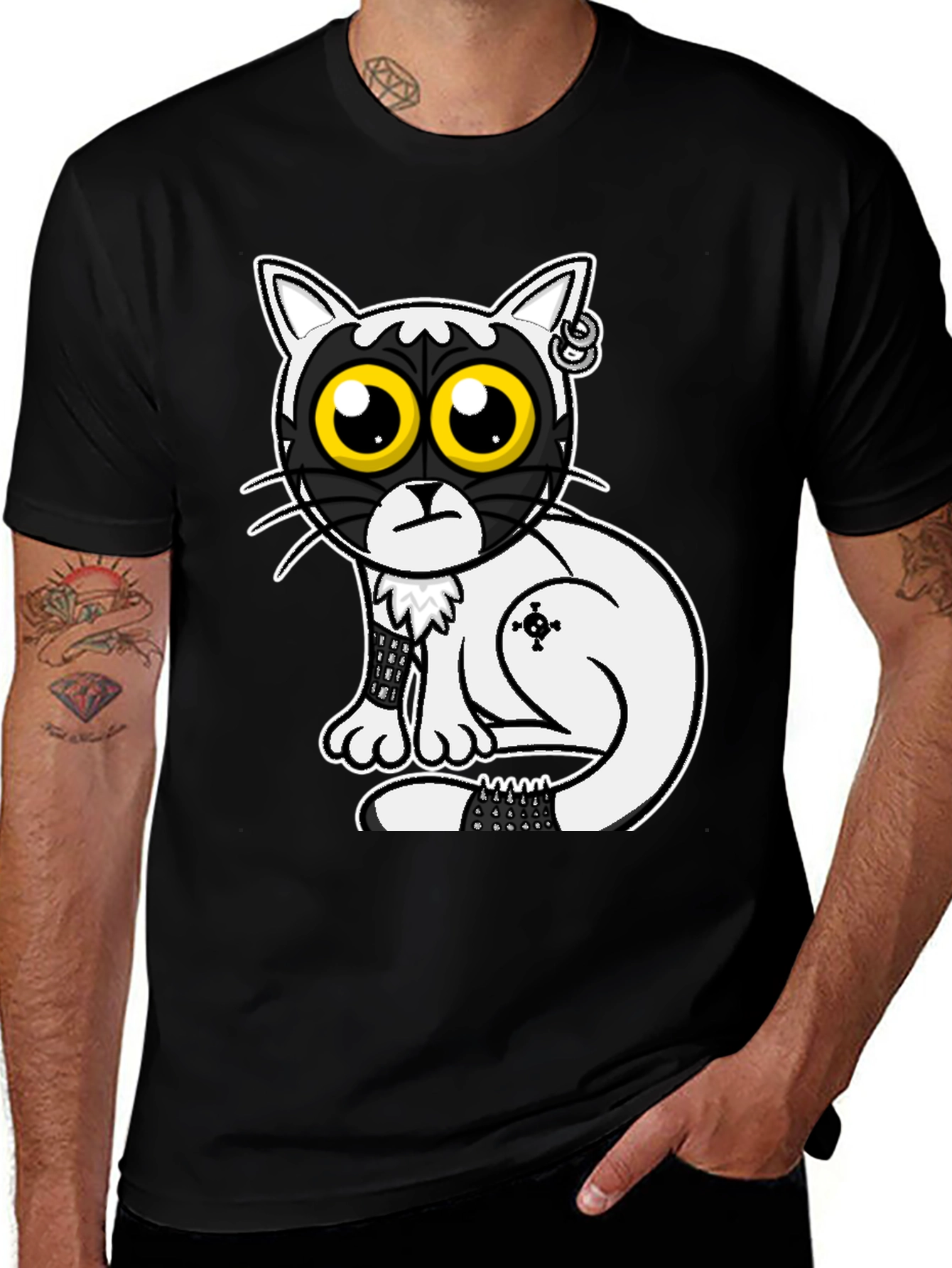 Variant 20 of Cool Cartoon Cat T-Shirt