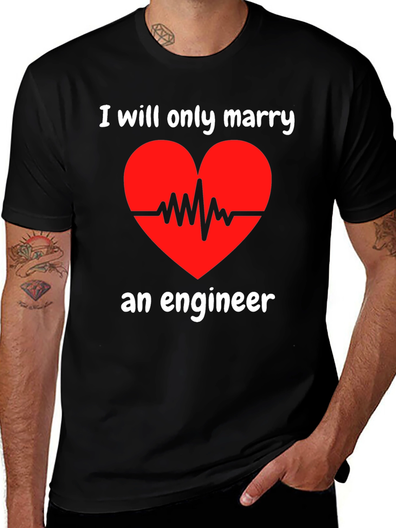 Variant 22 of Engineer's Heartbeat T-Shirt