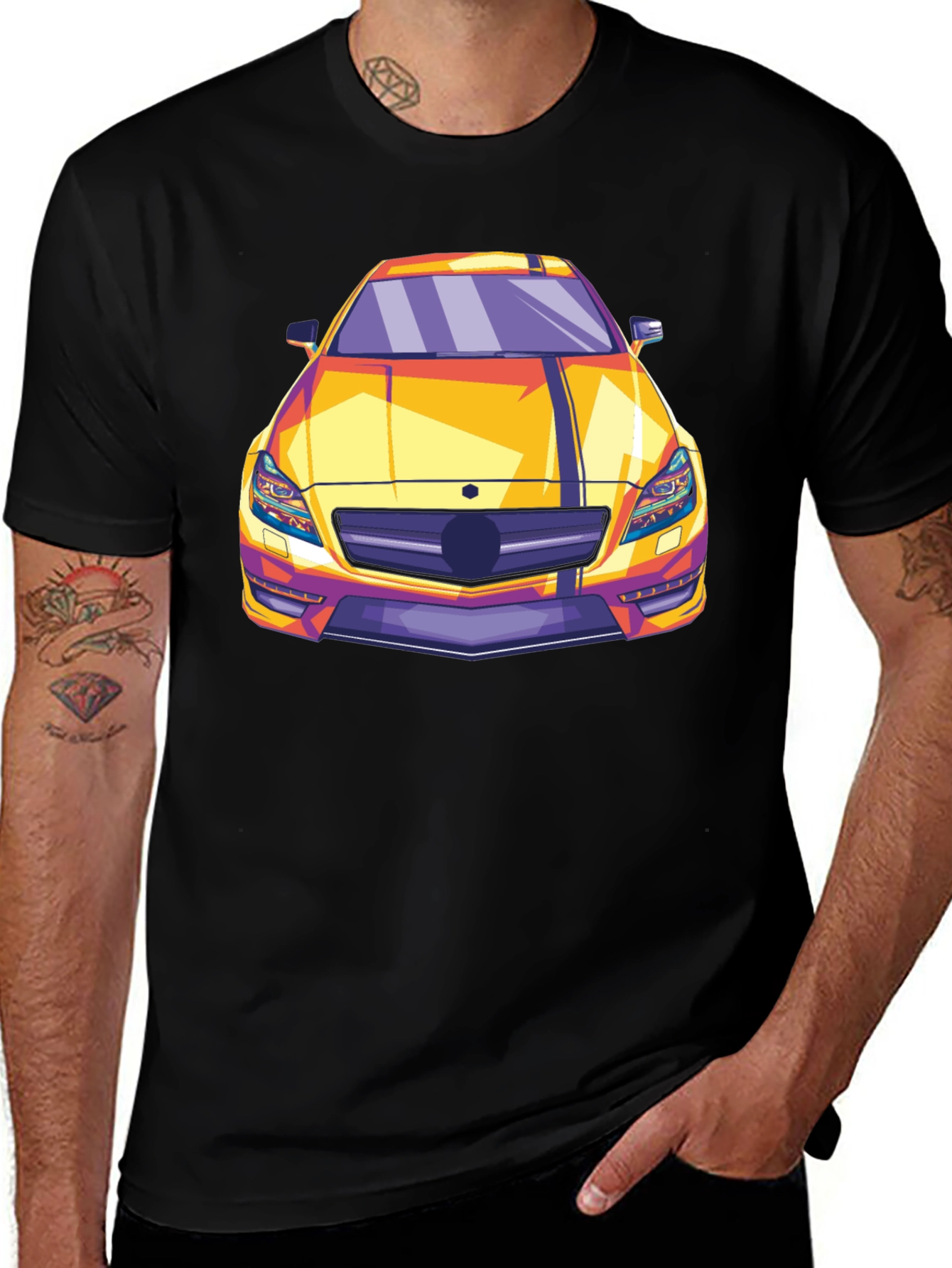 Variant 18 of Car Graphic T-Shirt - Stylish Automotive Design