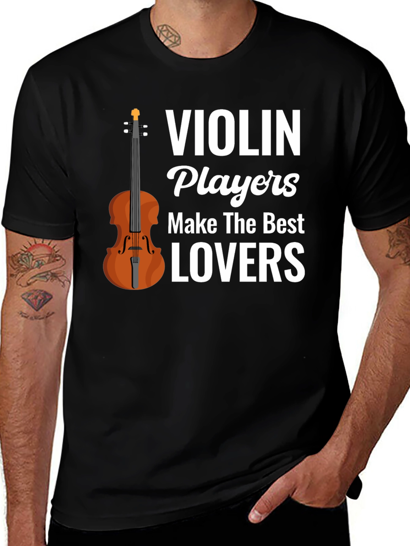 Variant 2 of Violin Players Make The Best Lovers T-Shirt