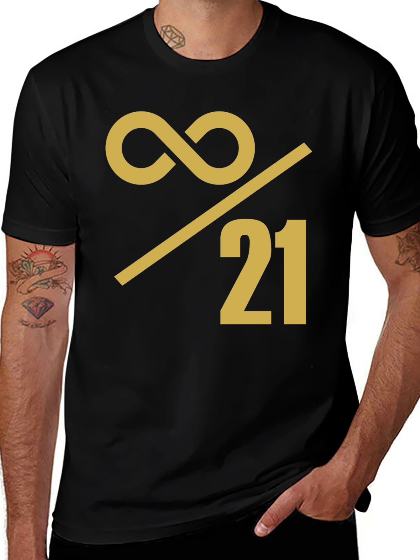 Variant 18 of Infinity Over 21 Graphic Tee - Bold Statement Shirt