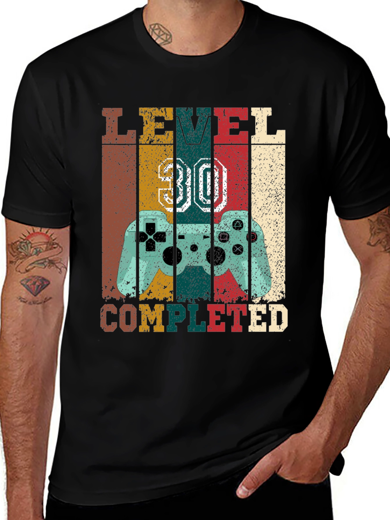 Variant 6 of Level 30 Completed Gamer T-Shirt