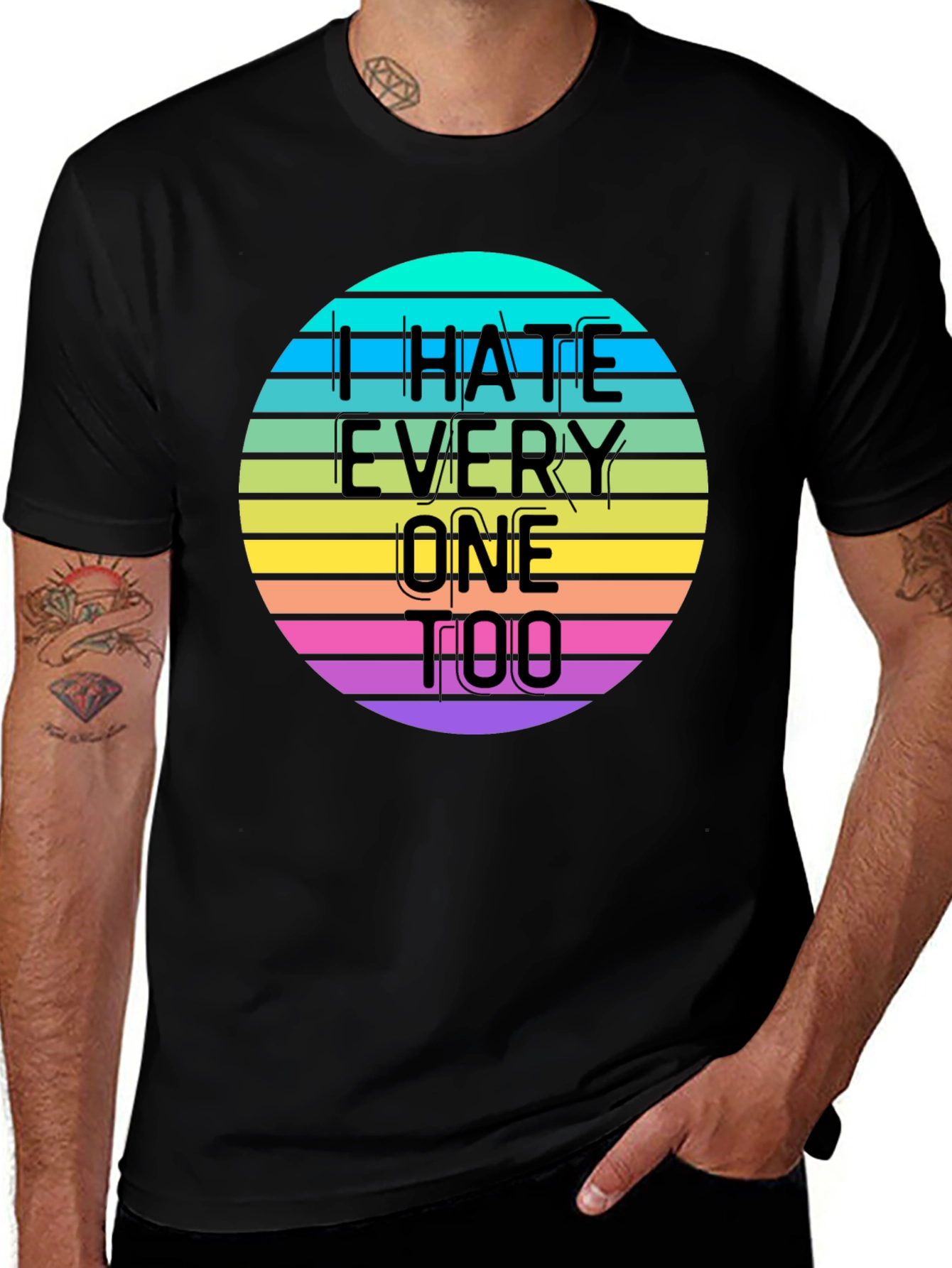 Variant 26 of I Hate Everyone Too T-Shirt