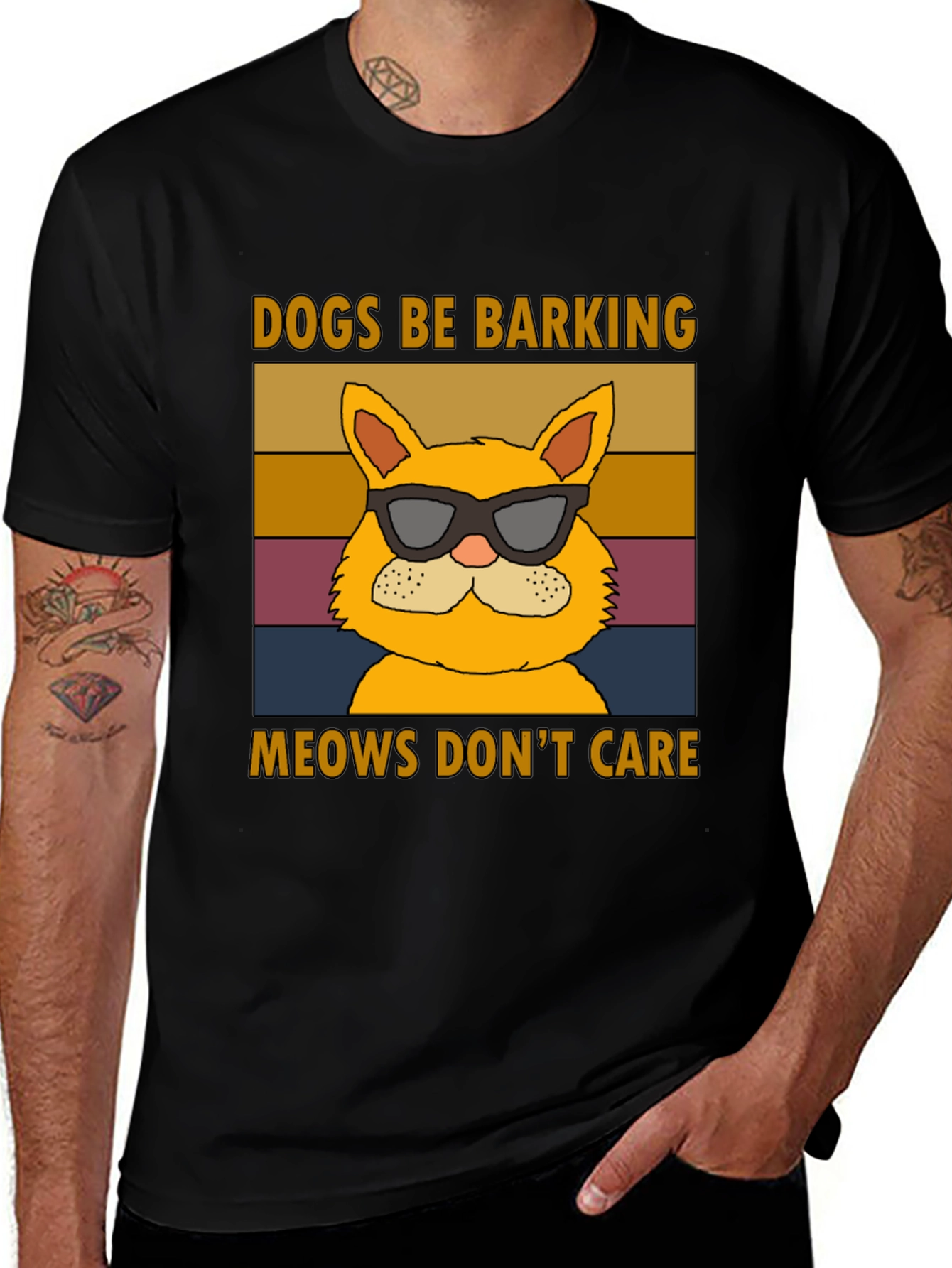 Variant 9 of Dogs Be Barking Cat T-Shirt
