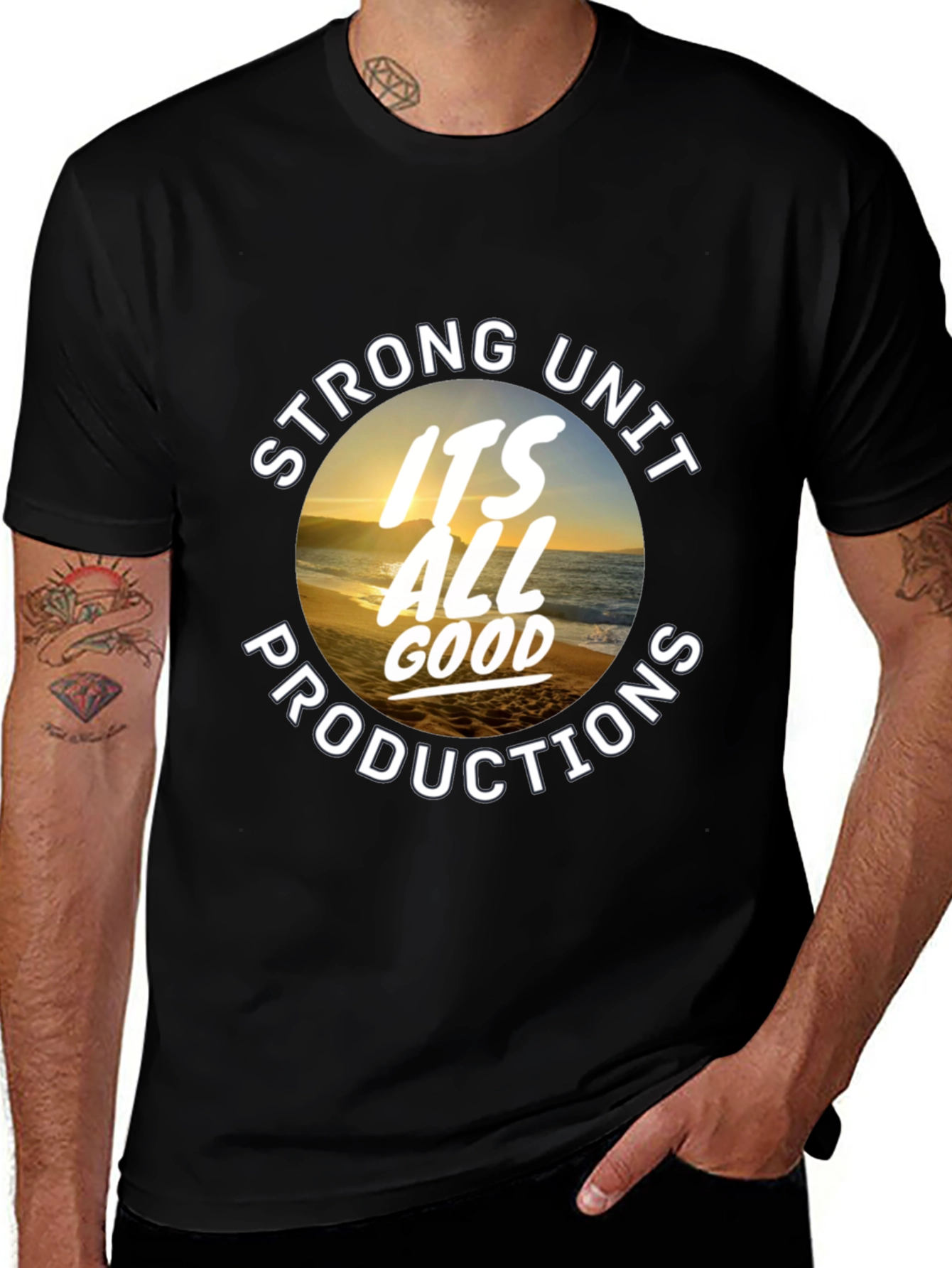 Variant 20 of Strong Unit Productions Black Graphic Tee