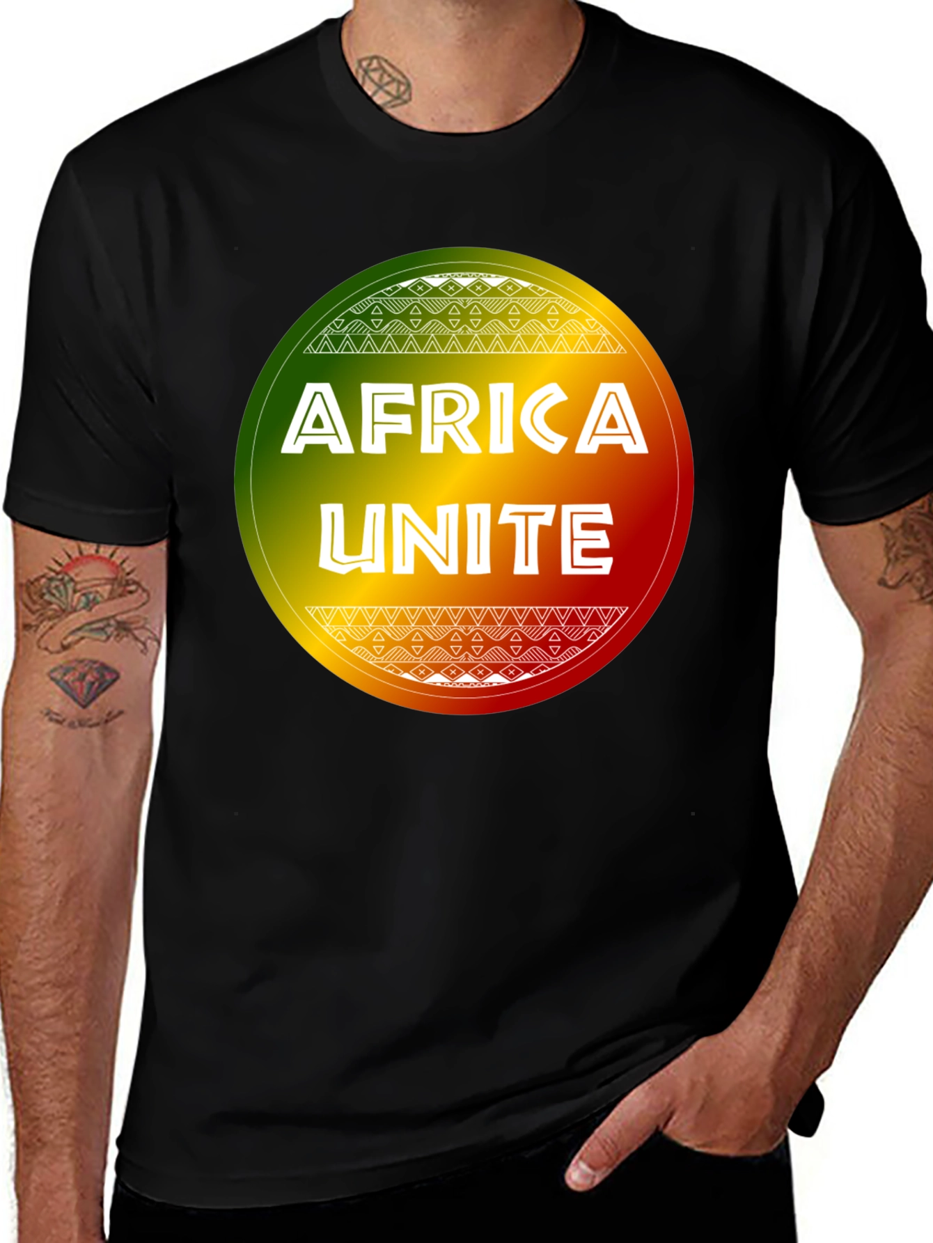 Variant 8 of Africa Unite Graphic T-Shirt