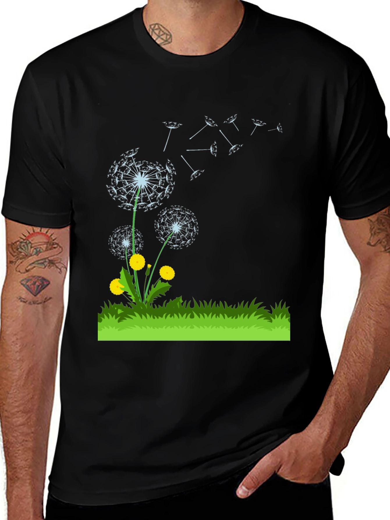 Variant 30 of Dandelion Dreams Graphic T-Shirt