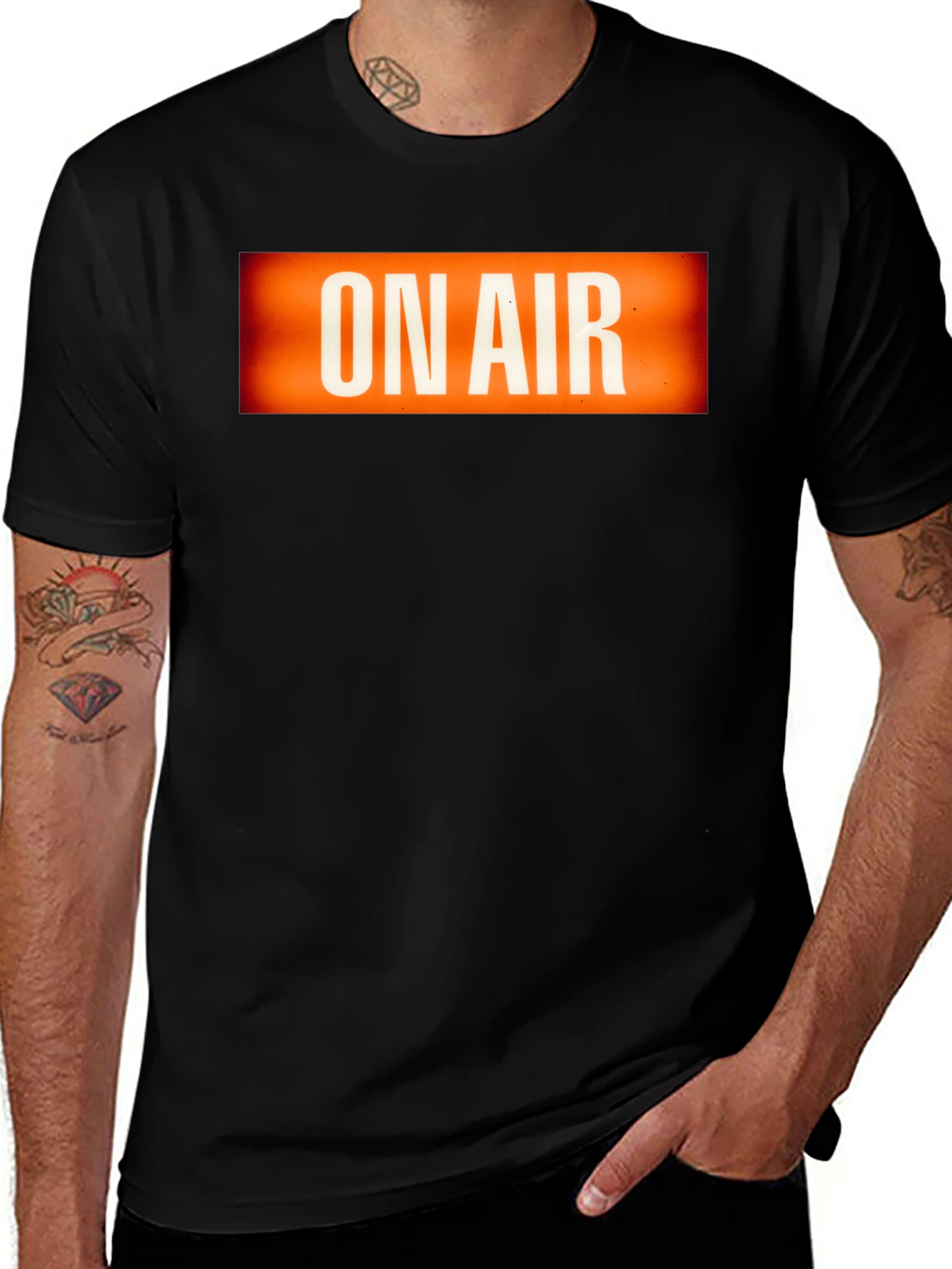 On Air Graphic Tee - Broadcasting Vibes
