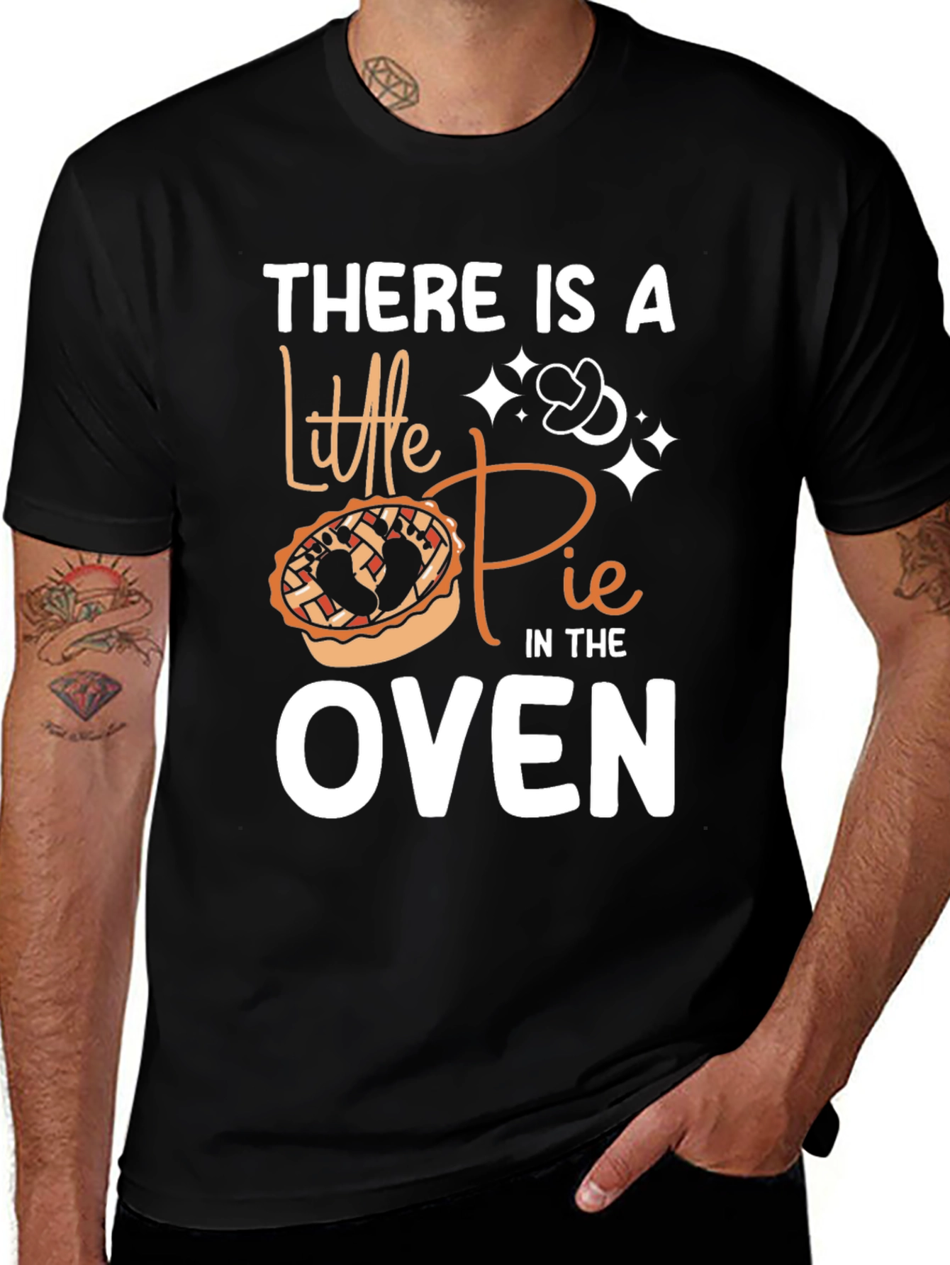 Little Pie in the Oven Pregnancy Announcement T-Shirt