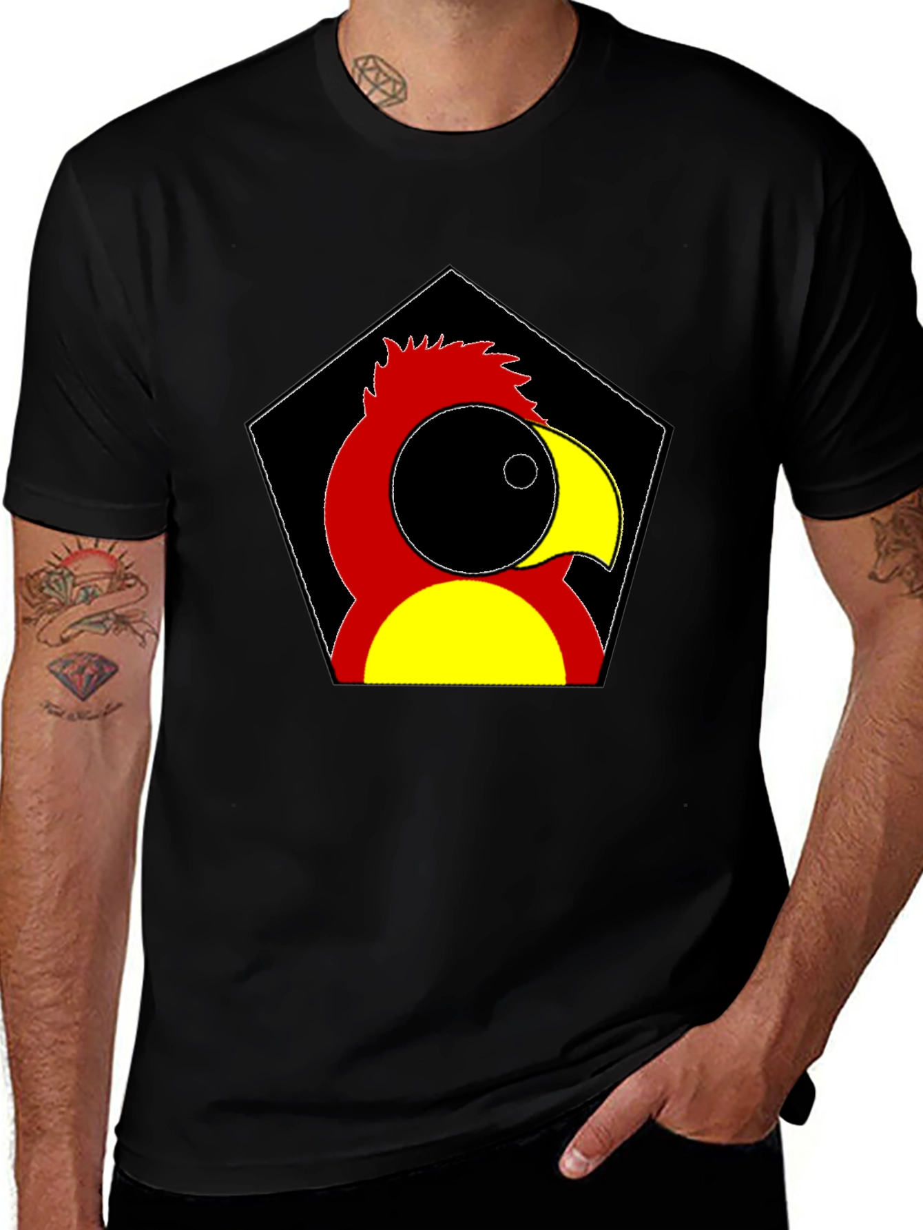Variant 13 of Bold Parrot Graphic Tee