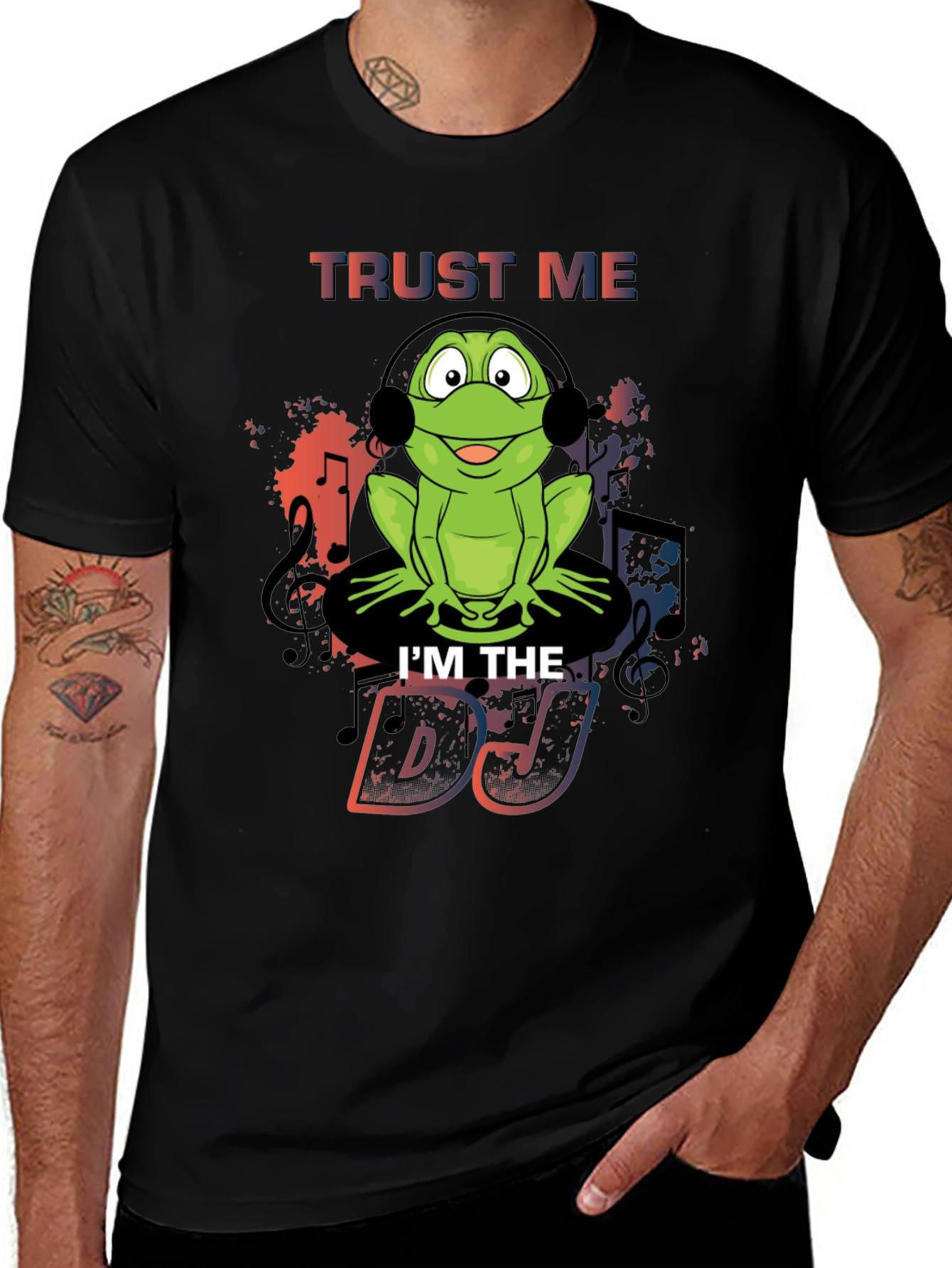 Variant 10 of Trust Me I'm the DJ Frog T-Shirt