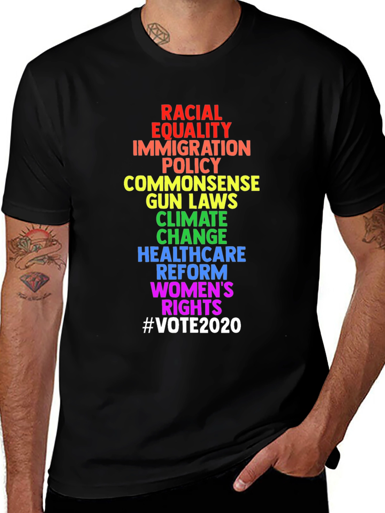 Equality & Rights T-Shirt - Vote 2020