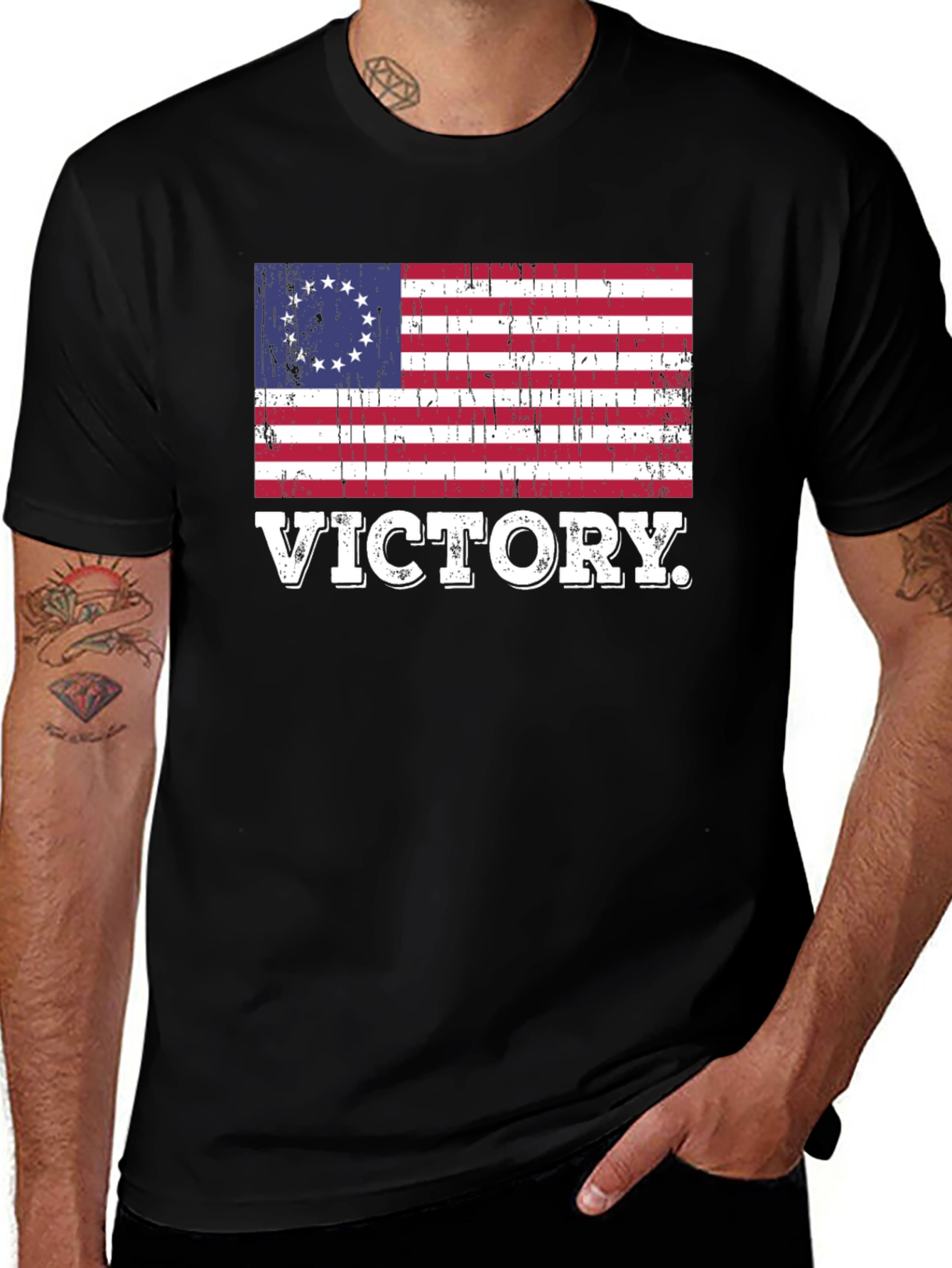 Variant 19 of Victory Flag Graphic Tee