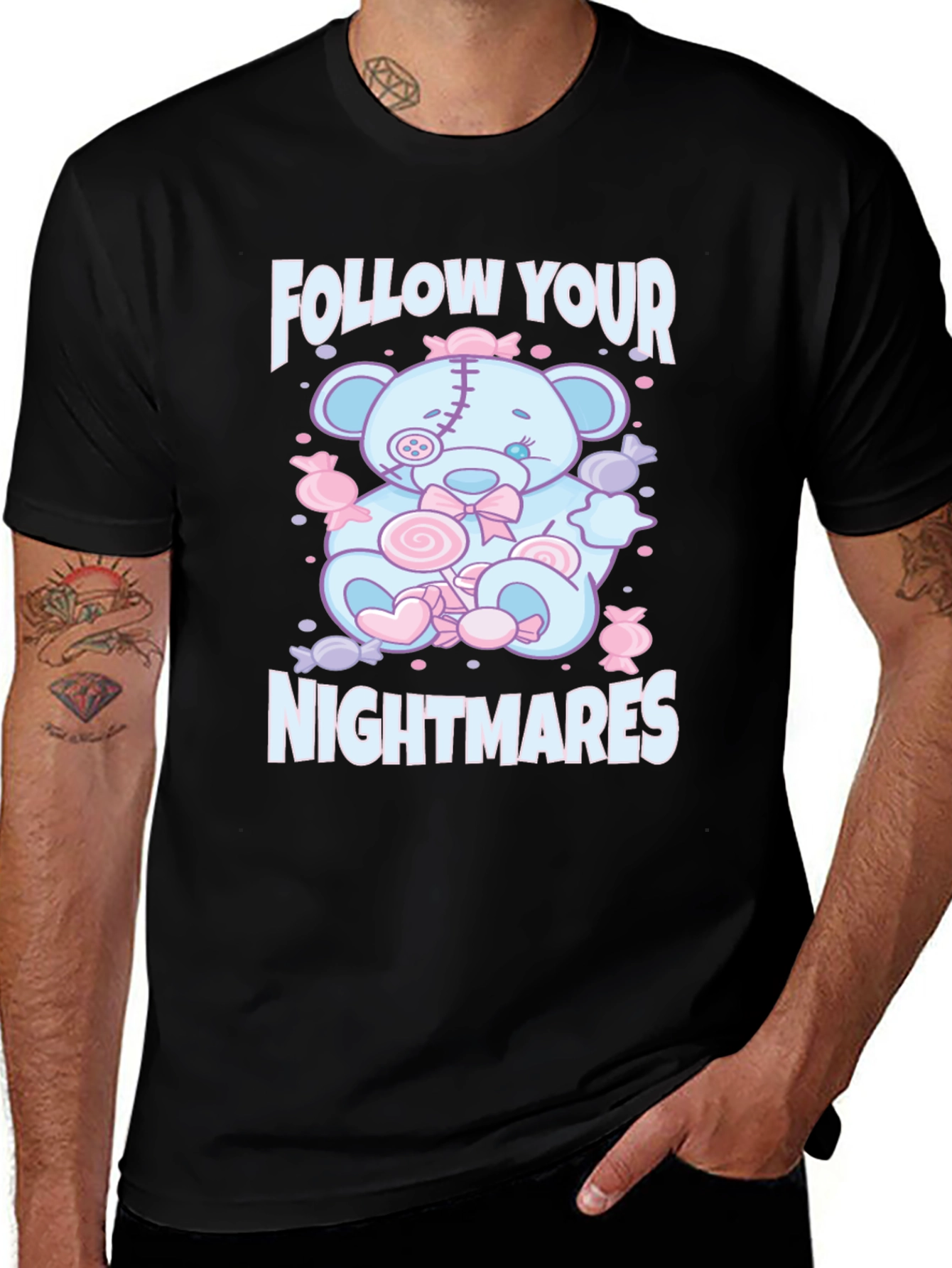 Variant 11 of Follow Your Nightmares Graphic Tee