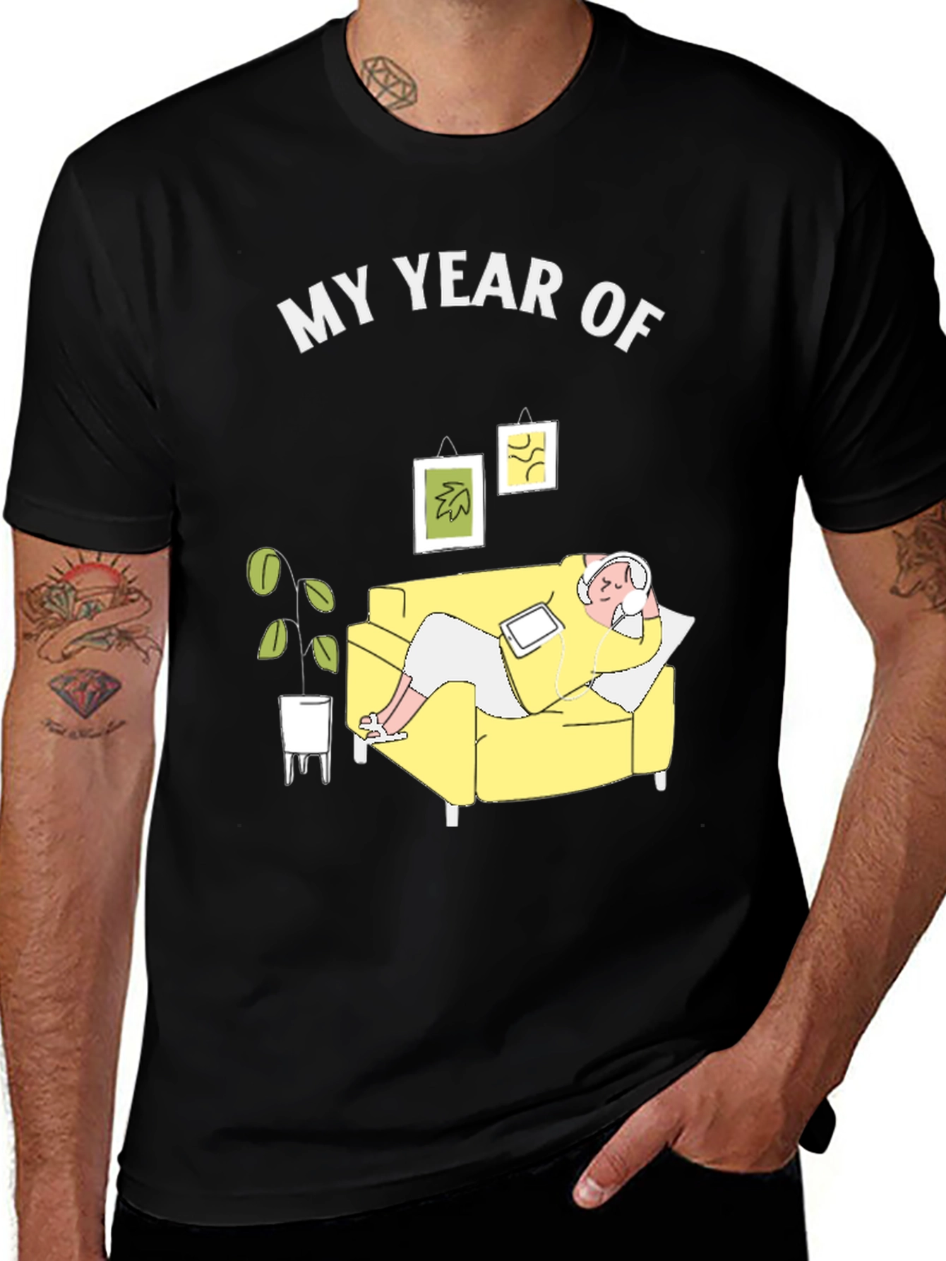 Variant 18 of My Year Of Relaxing Graphic Tee