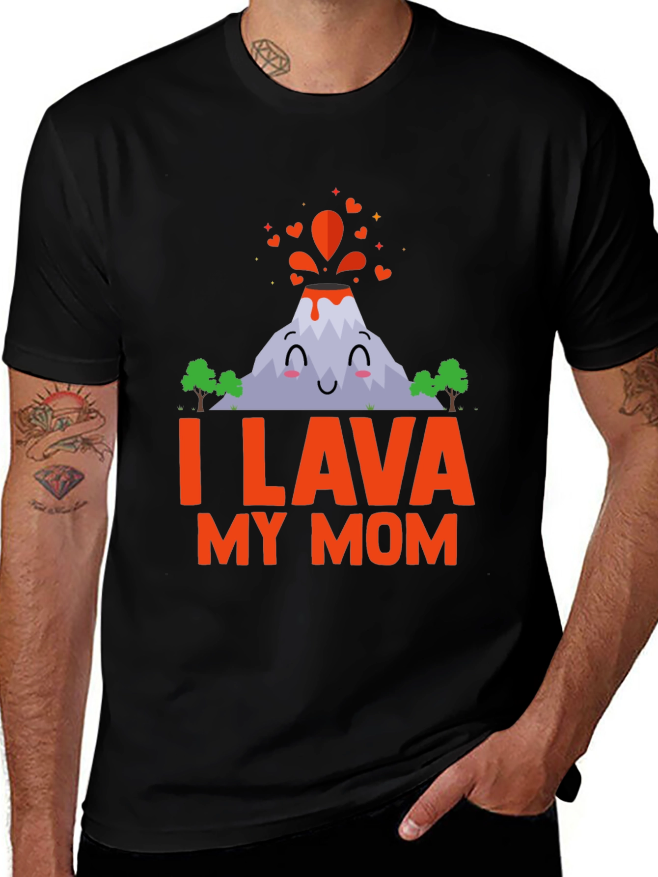 Variant 23 of I Lava My Mom T-Shirt - Cute Volcano Design