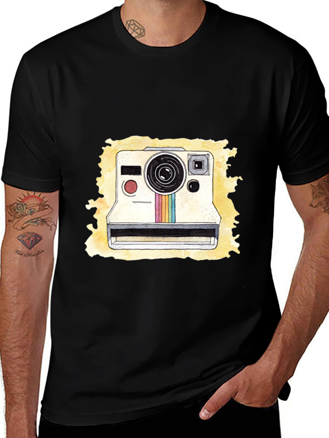 Retro Camera Graphic T-Shirt - Vintage Style Tee