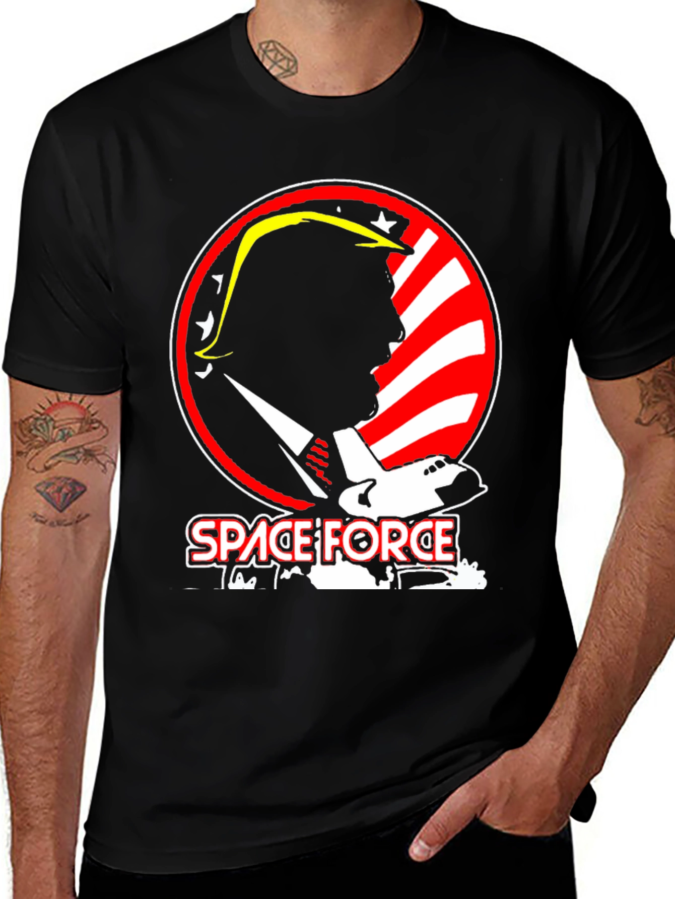 Variant 25 of Trump Space Force Graphic T-Shirt